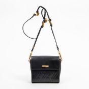 RRP £855 Fendi Vintage Mini Macaroni Crossbody Shoulder Bag Black - AAQ9882 - Grade A - (Bags Are