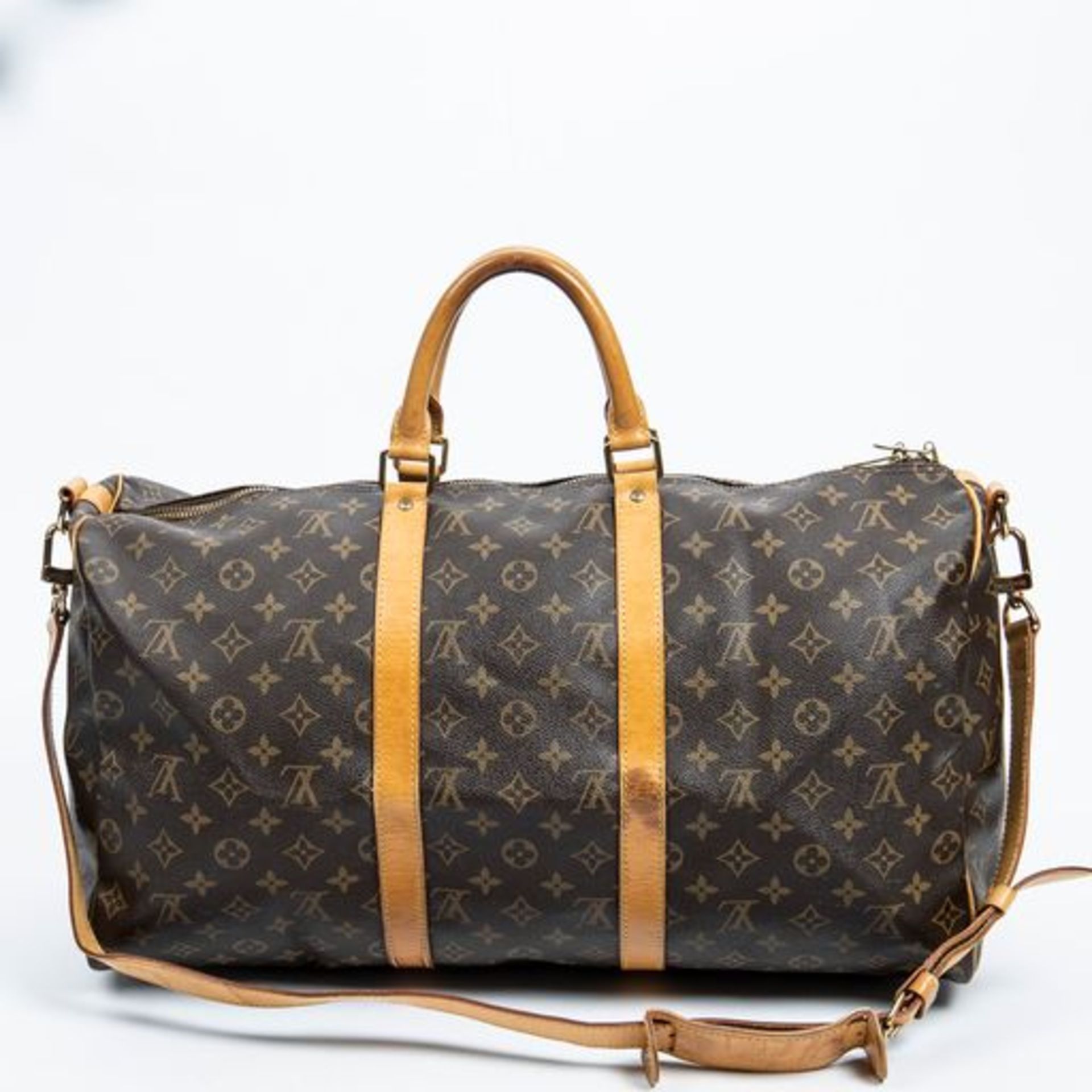 RRP £1340 Louis Vuitton Keepall Keepall Bandouliere Travel Bag Brown - AAS6233 - Grade AB - (Bags - Image 3 of 5