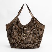 RRP £1450 Fendi Large Surf Tote Shoulder Bag Brown - AAS2973 - Grade A - (Bags Are Not On Site,