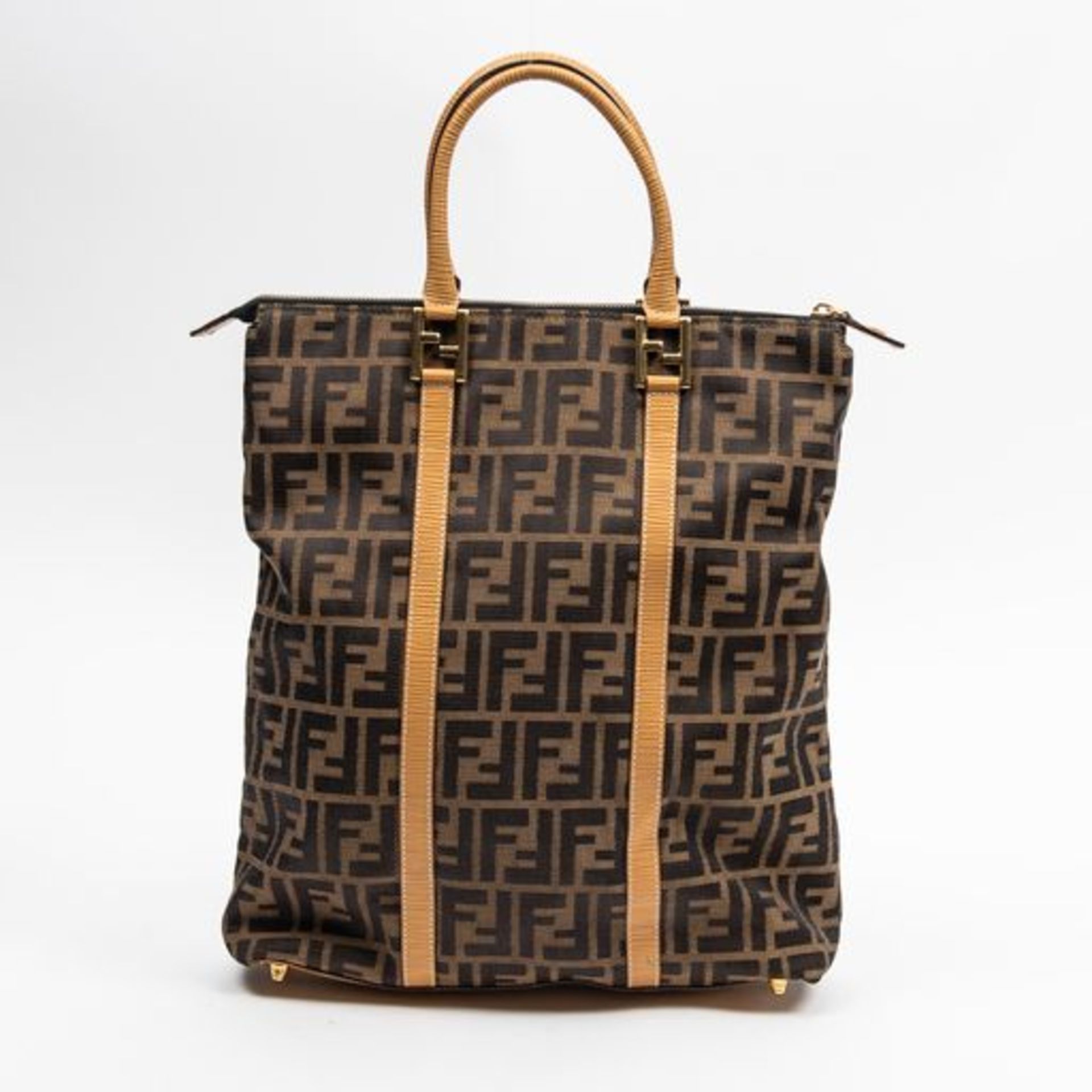 RRP £945 Fendi Tall Zip Tote Handbag Brown/Tan - AAR9934 - Grade A - (Bags Are Not On Site, Please - Image 5 of 7
