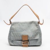 RRP £1000 Fendi Mamma Forever Shoulder Bag Light Blue/Beige - AAS3421 - Grade A - (Bags Are Not On