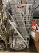 (Jb) RRP £400 Cage To Contain A Large Assortment Of John Lewis And Partners Curtain Rails, Poles And