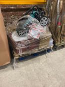 (Jb) RRP £350 Pallet To Contain A Large Assortment Of Mixed Goods To Include Lawnmower, Radiator, St