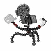 (Jb) RRP £145 Lot To Contain 1 Boxed Joby Gorrilapod Mobile Vlogging Kit For Smartphones
