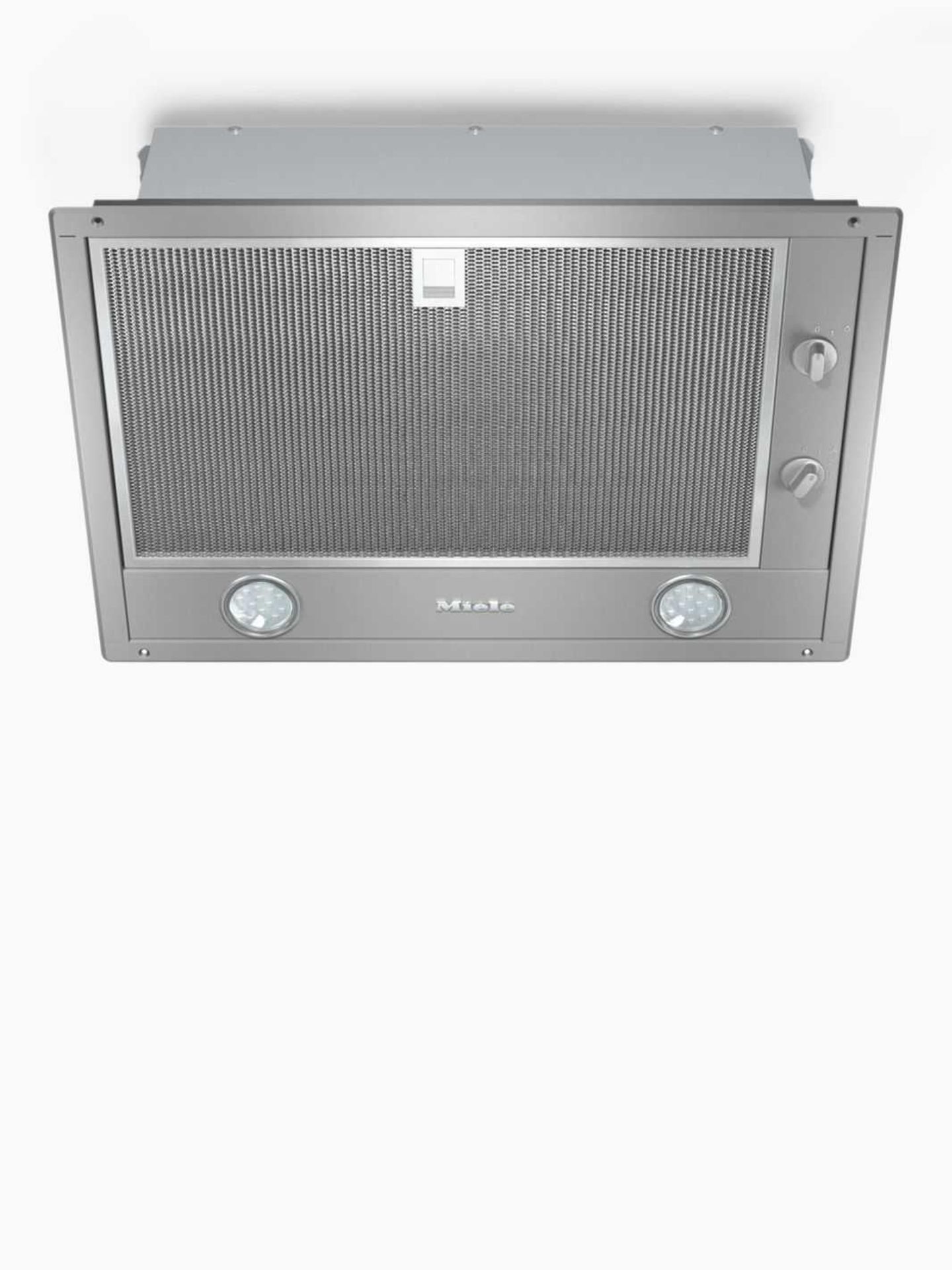 RRP £420 1 Boxed John Lewis And Partners Miele Da2450 Built-In Cooker Hood, Stainless Steel