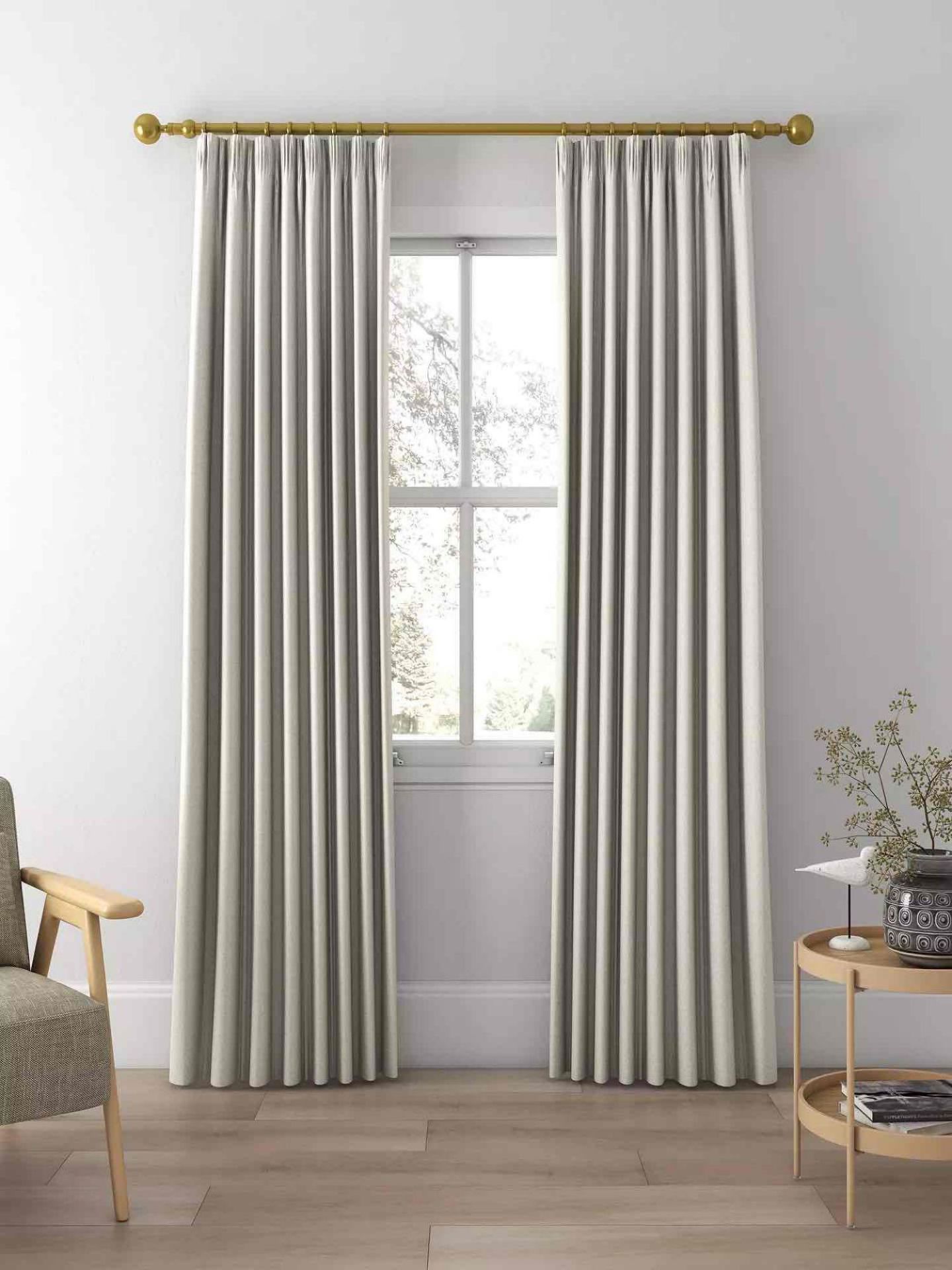 (Jb) RRP £170 Lot To Contain 2 Bagged John Lewis And Partners Curtains To Include 1 Pair Of Pencil