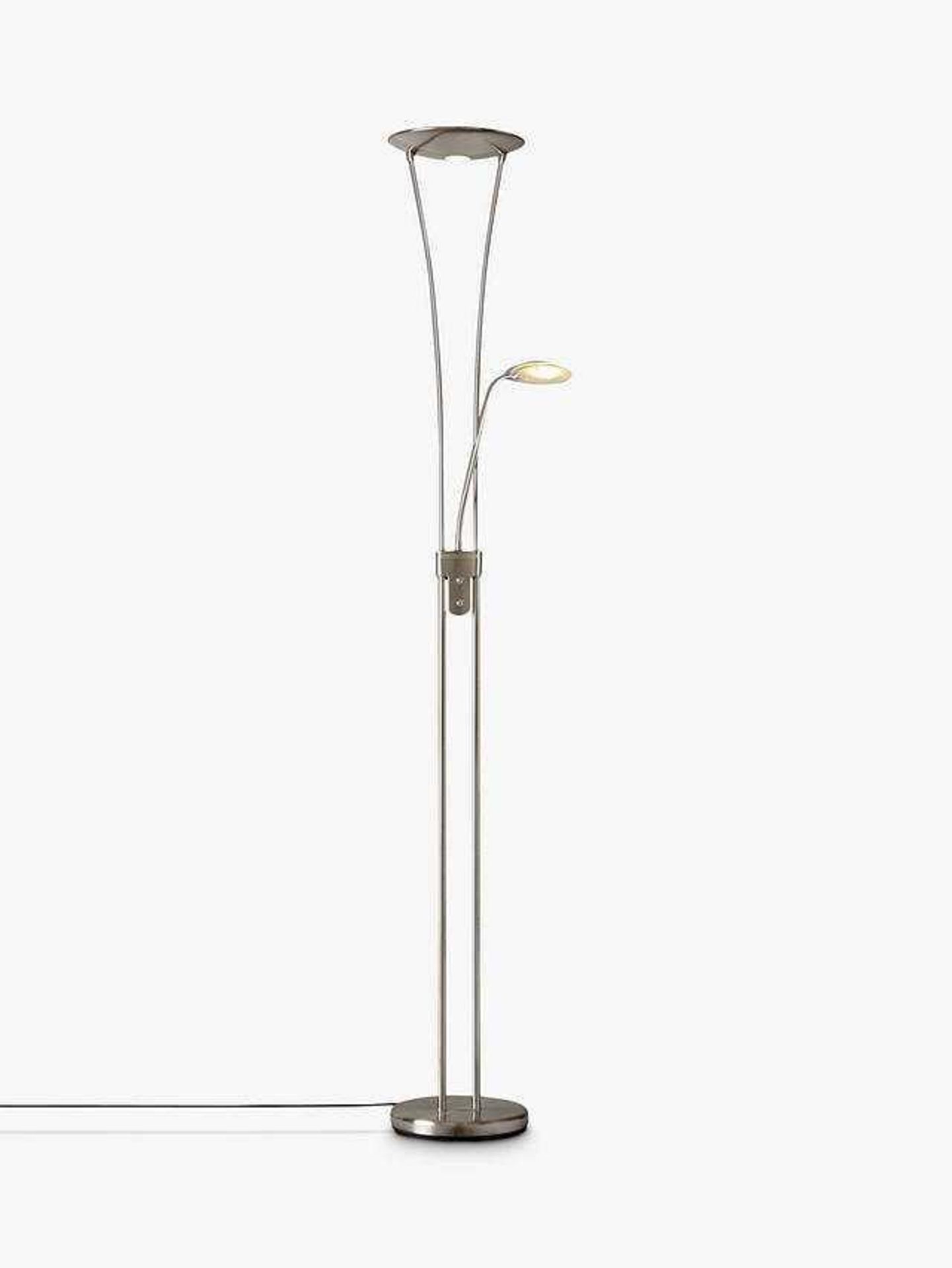 RRP £180 John Lewis Levity Integrated Led Uplighter Floor Lamp(Jg)