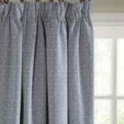 (Jb) RRP £130 Lot To Contain 1 Bagged John Lewis And Partners Eyelet Curtains In Alda Weave Grey (W