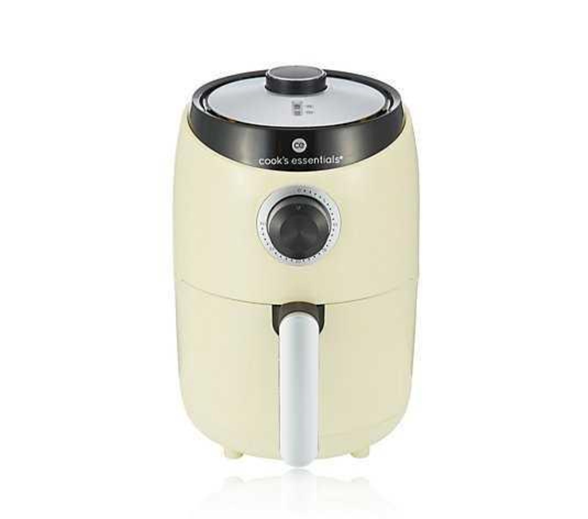 RRP £120 Lot To Contain Two Cooks Essentials Cream Compact Air Fryers (Jg)