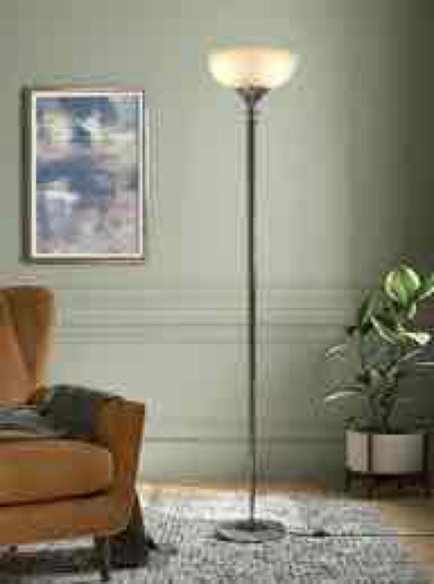 (Jb) RRP £115 Lot To Contain 1 Boxed John Lewis And Partners Azure Uplighter Floor Lamp (2495676)