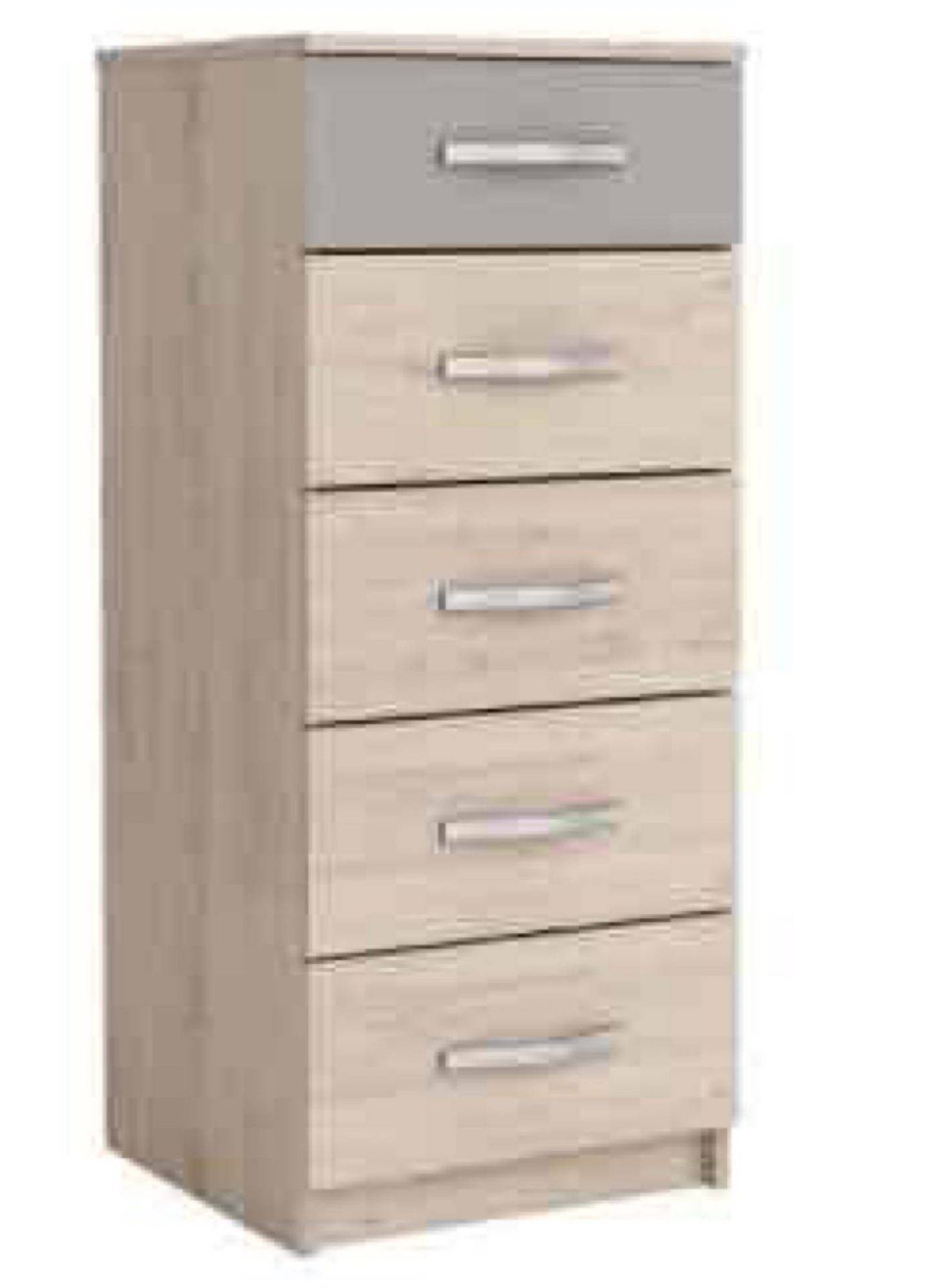 (Db) RRP £145 Lot To Contain One Boxed Magnum Tall Chest Of Drawers In Arizona Oak And Clay. 100Cm X
