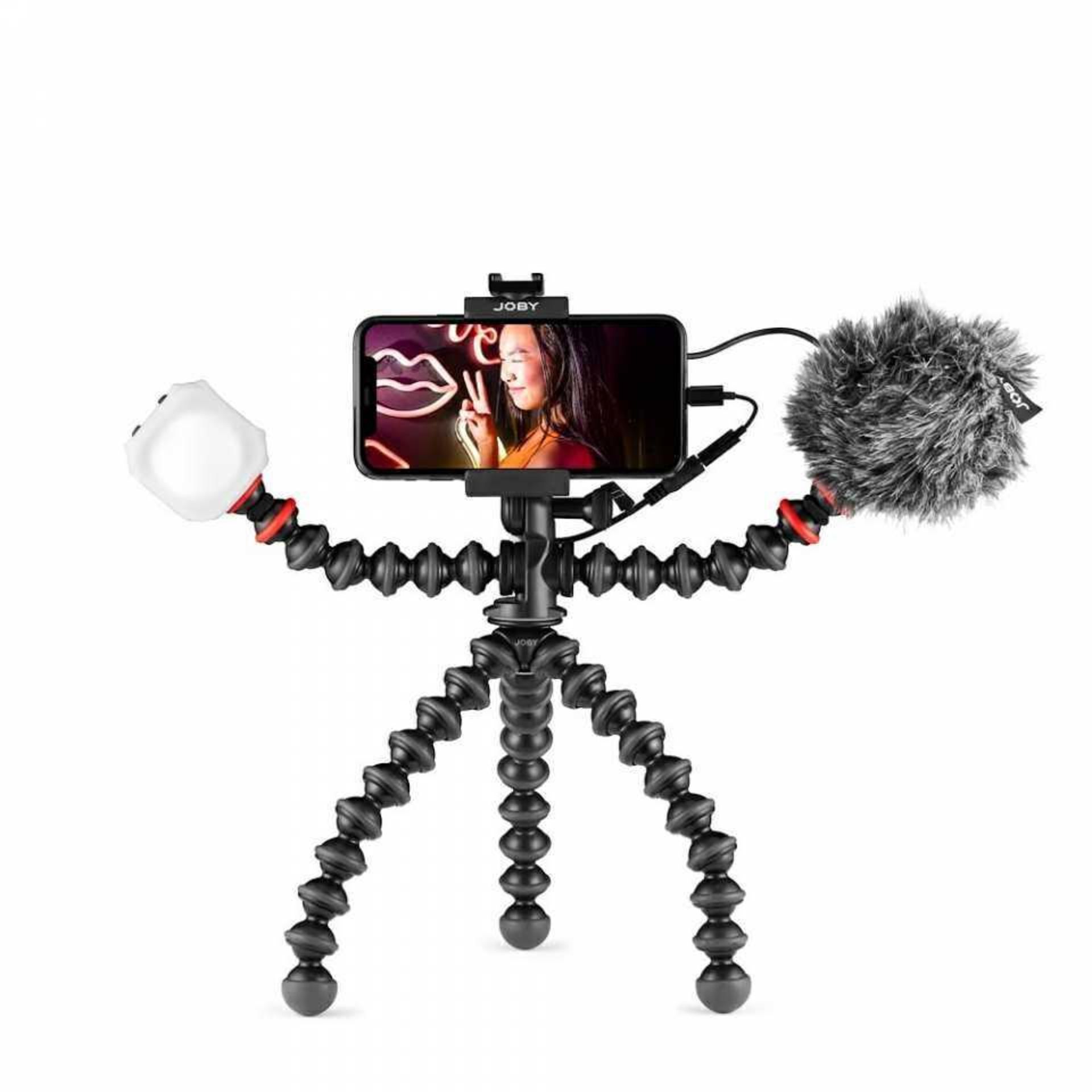 (Db) RRP £180 Lot To Contain 1 Boxed Joby Gorilla Pod Mobile Blogging Kit.