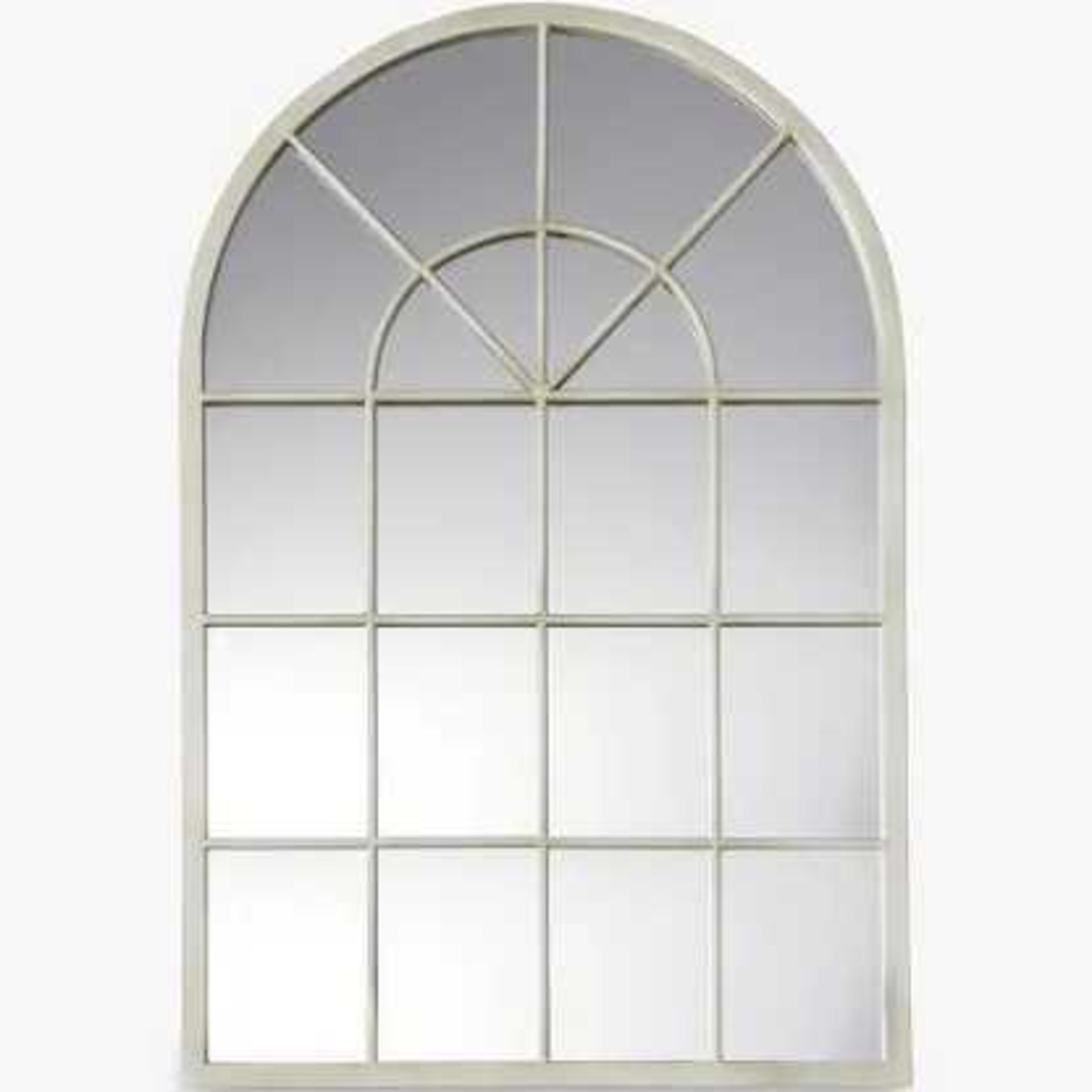 (Db) RRP £130 Lot To Contain One Boxed John Lewis & Partners Arched Metal Frame Window Mirror, 90 X