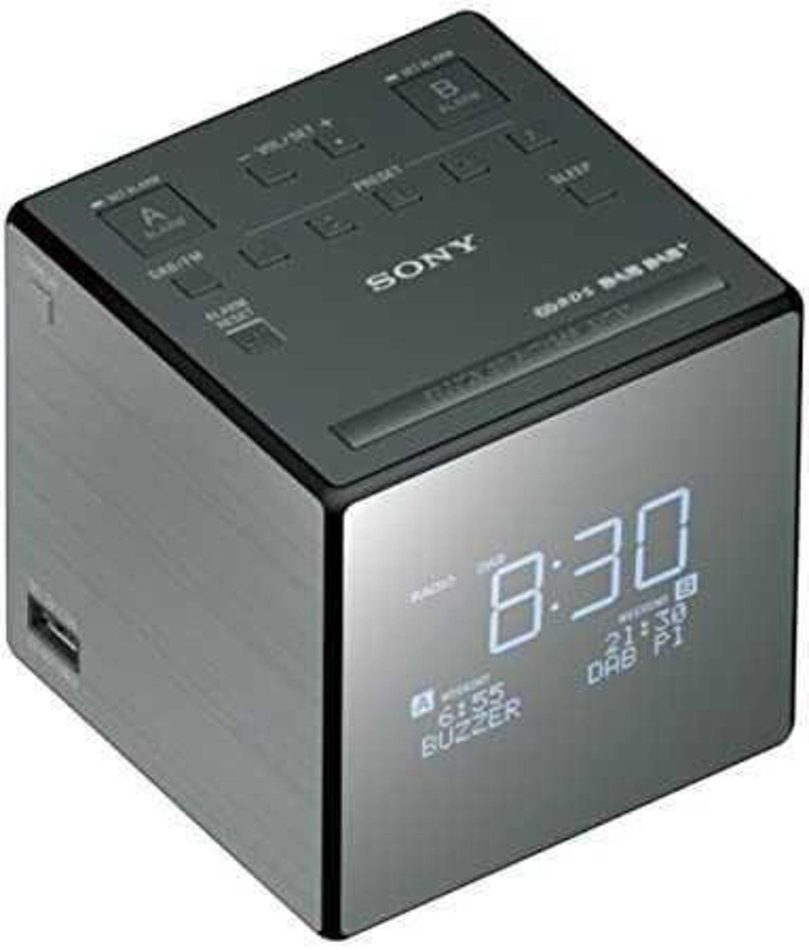 RRP £70 Boxed Sony Xdr C1D8P Radio Clock Boxed (Jg) 82302205