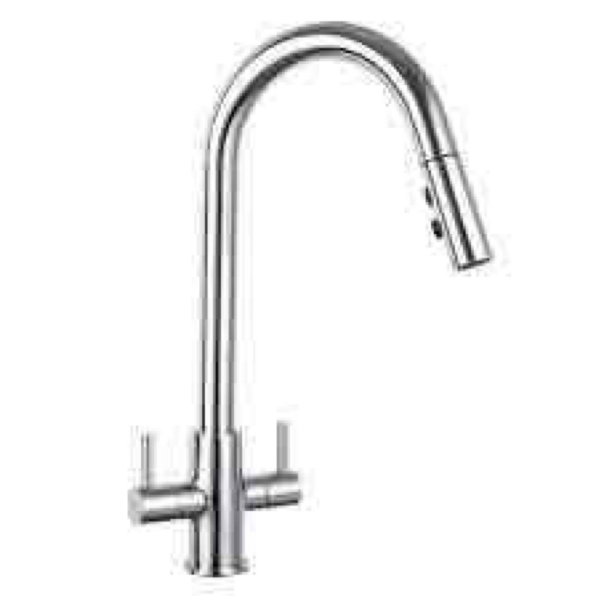 (Jb) RRP £320 Lot To Contain 1 Boxed Chrome Plated Kitchen Mixer Tap In-H3017