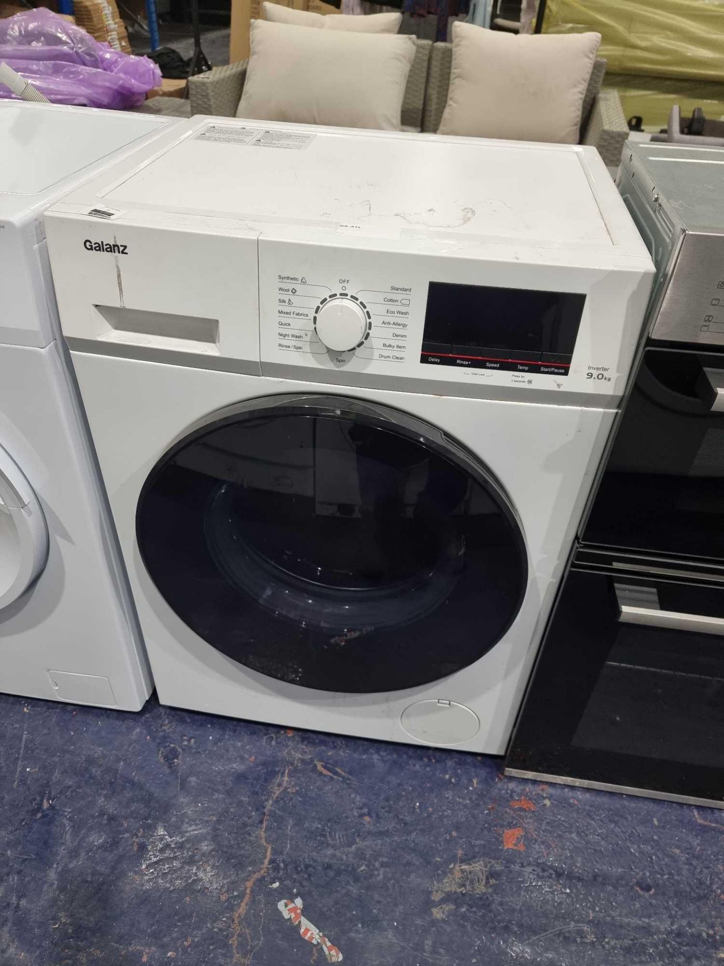 (Sp) RRP £250 Lot To Contain 1 Galanz Wmuk003W 9Kg 1400Rpm Freestanding Washing Machine - Image 2 of 2