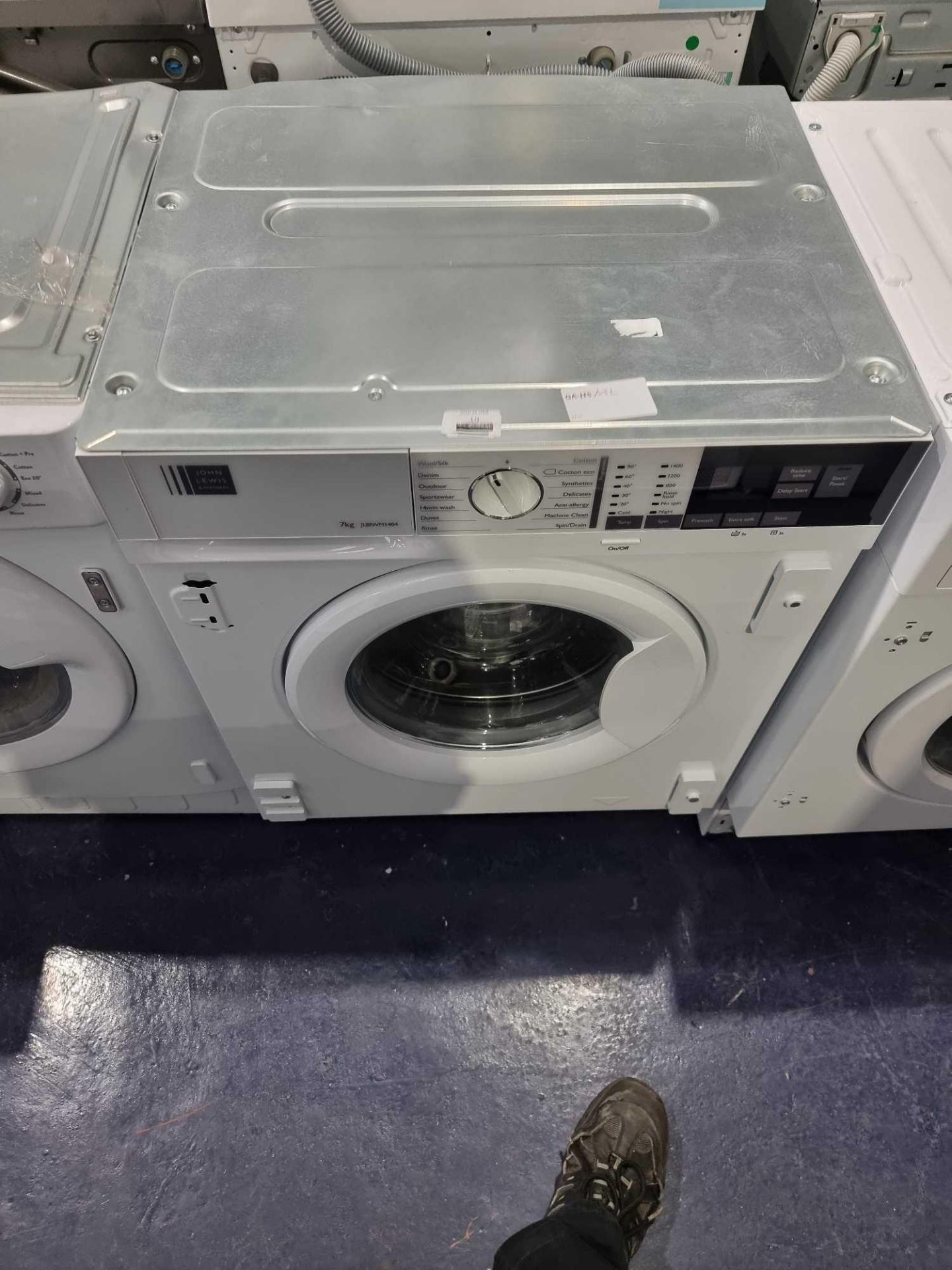 (Sp) RRP £530 Lot To Contain 1 John Lewis & Partners Jlbiwm1404 Integrated Washing Machine, 7Kg Load - Image 2 of 2