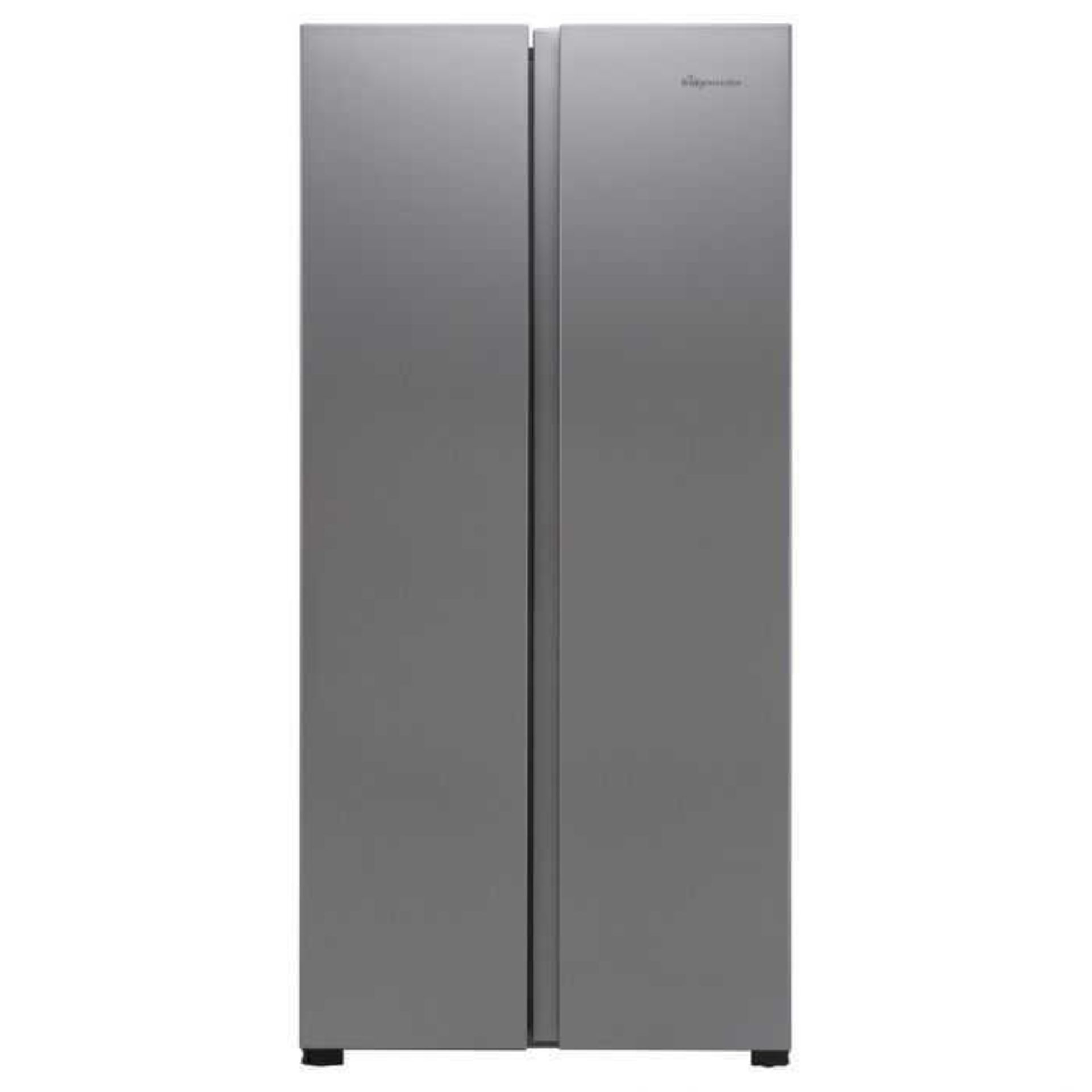 (Sp) RRP £530 Lot To Contain 1 Fridgemaster Ms83430Ffs American Fridge Freezer - Silver