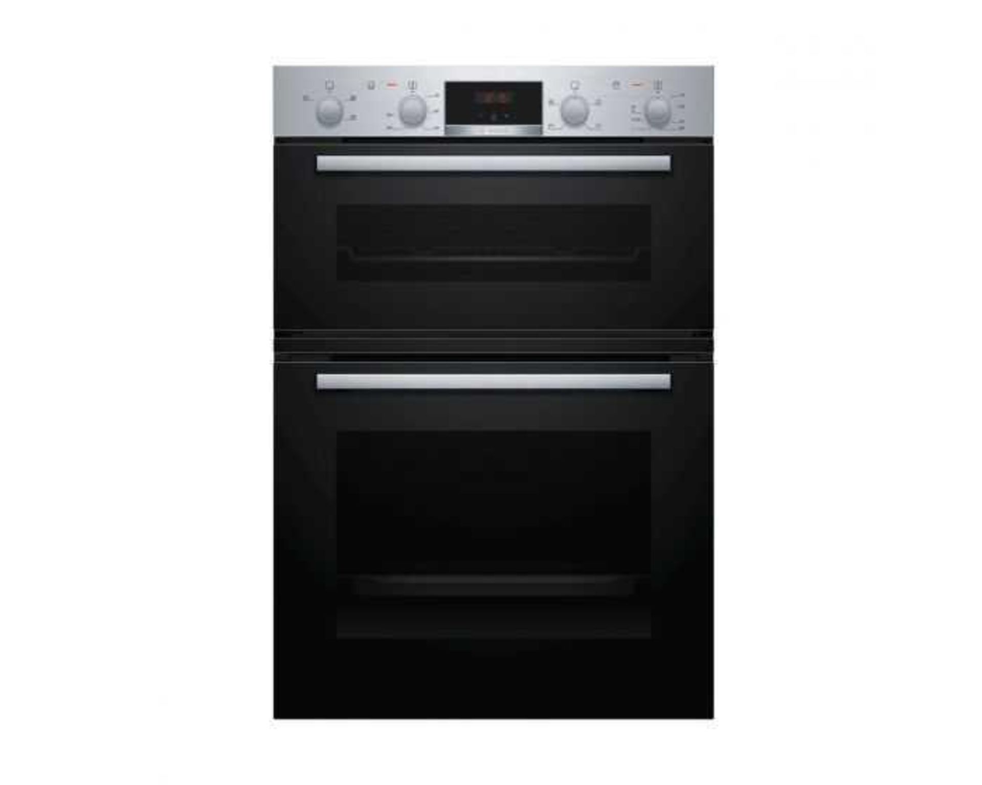 (Sp) RRP £699 Lot To Contains 1 Bosch Serie 2 Mha133Br0B Built In Electric Double Oven - Stainless S