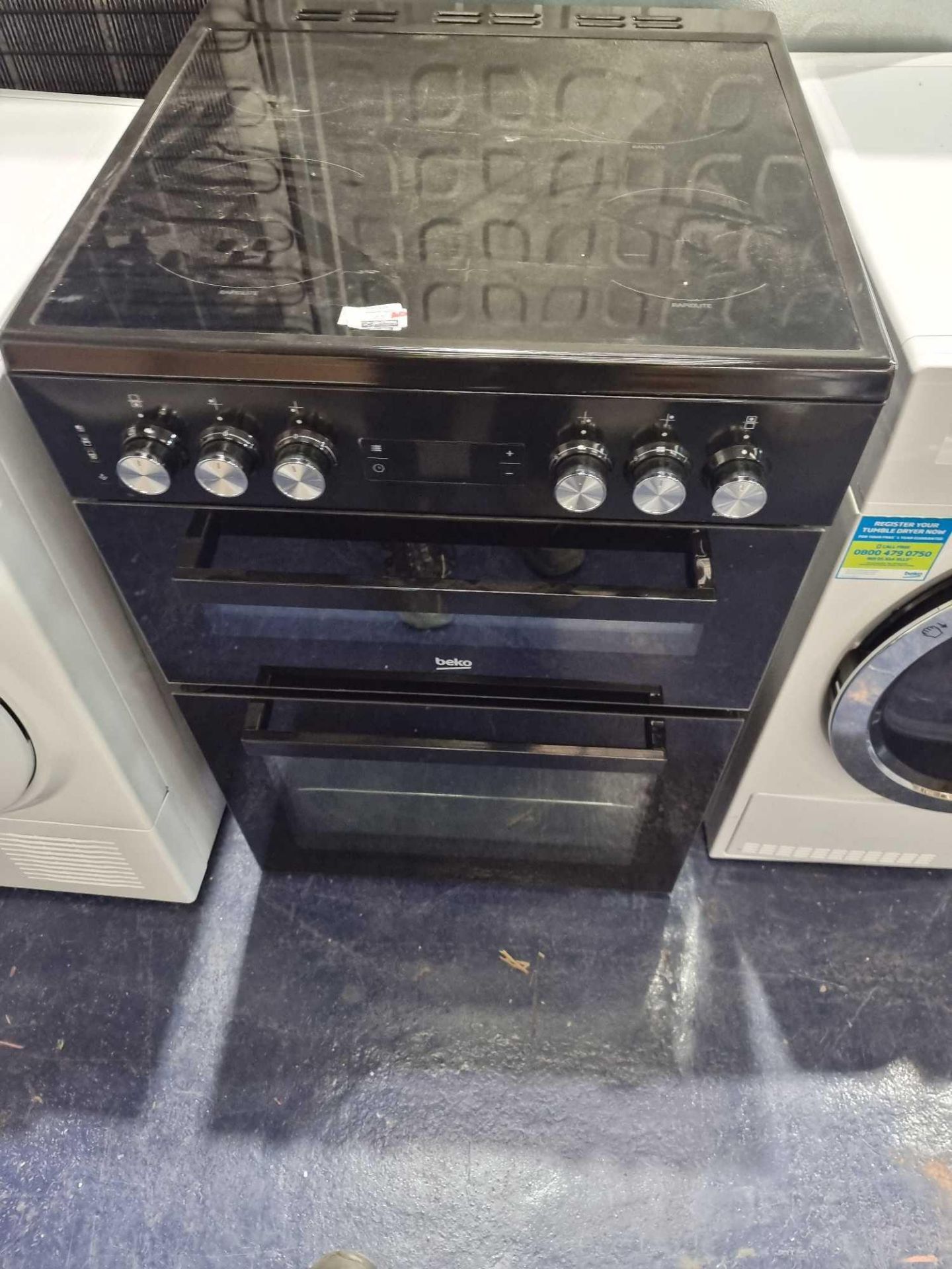 (Sp) RRP £340 Lot To Contains 1 Beko Kdvc563Ak 50Cm Electric Cooker With Ceramic Hob - Image 2 of 2