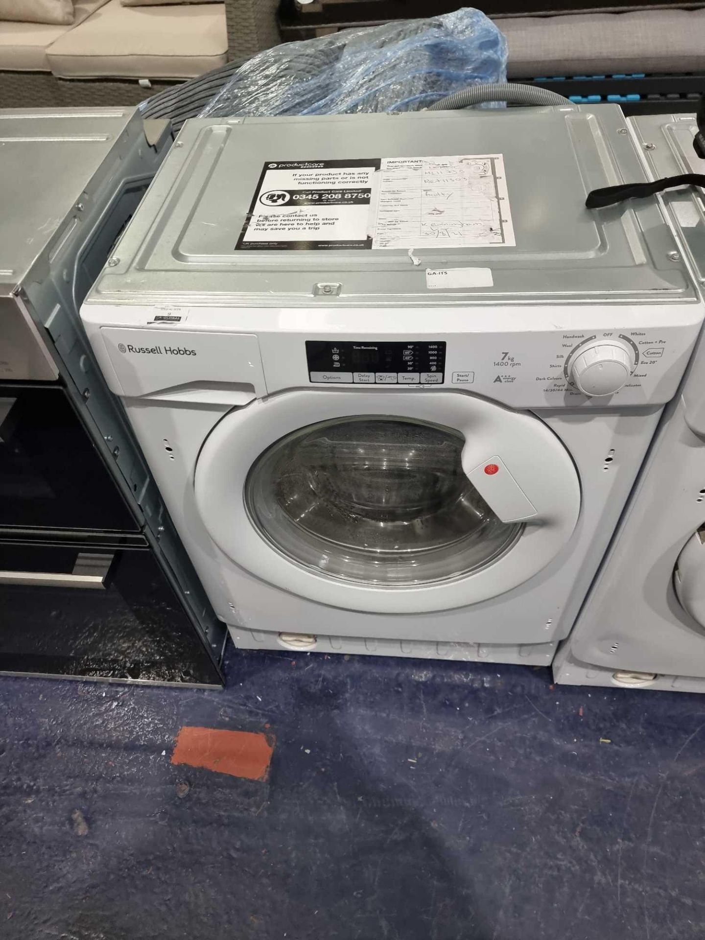 (Sp) RRP £350 Lot To Contain 1 Built In 7Kg 1400 Spin Washing Machine - Image 2 of 2