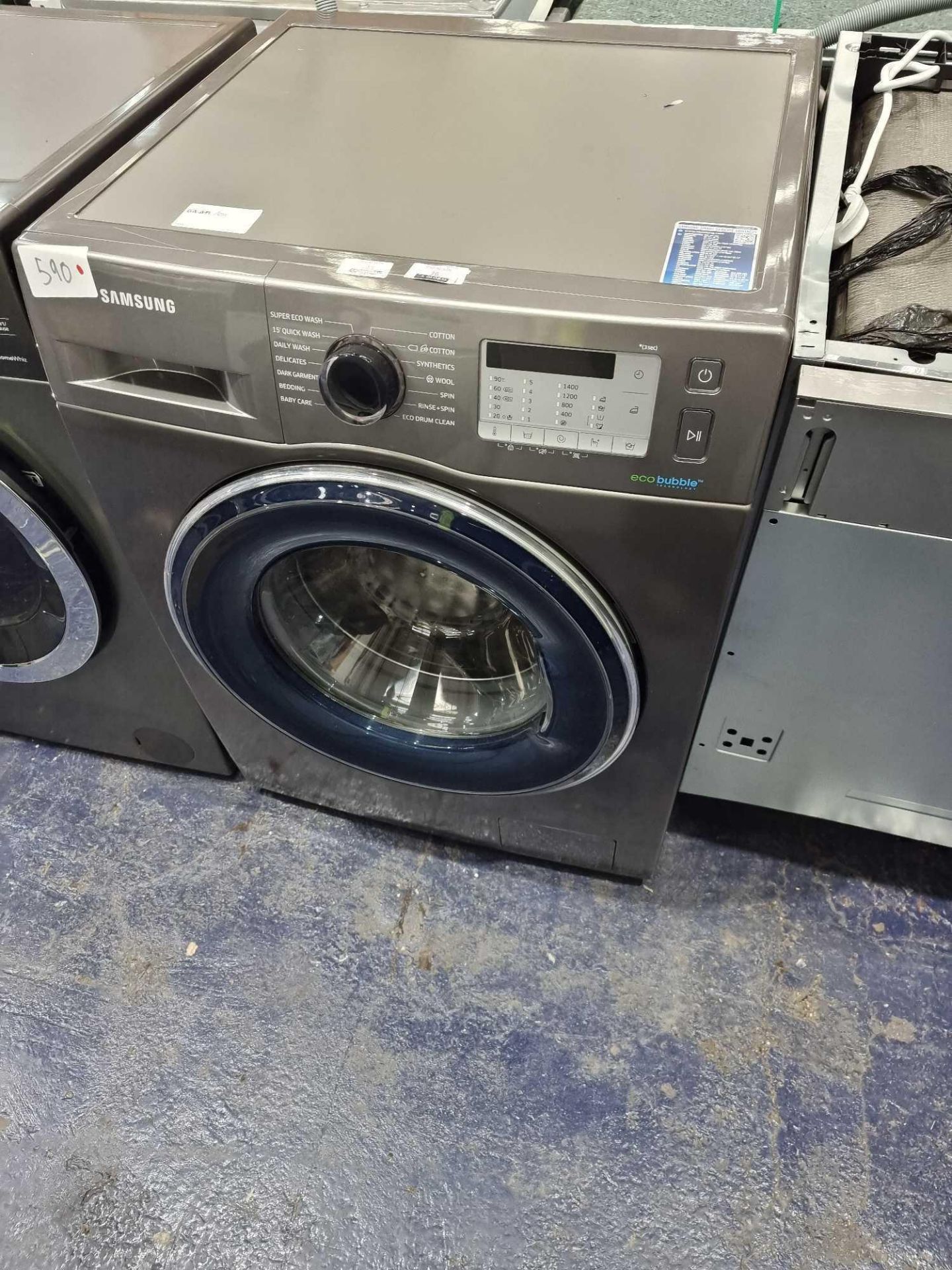 (Sp) RRP £400 Lot To Contain 1 Samsung Series 5 Ecobubbleâ„¢ Ww80Ta046Ax 8Kg Washing Machine With 14 - Image 2 of 2