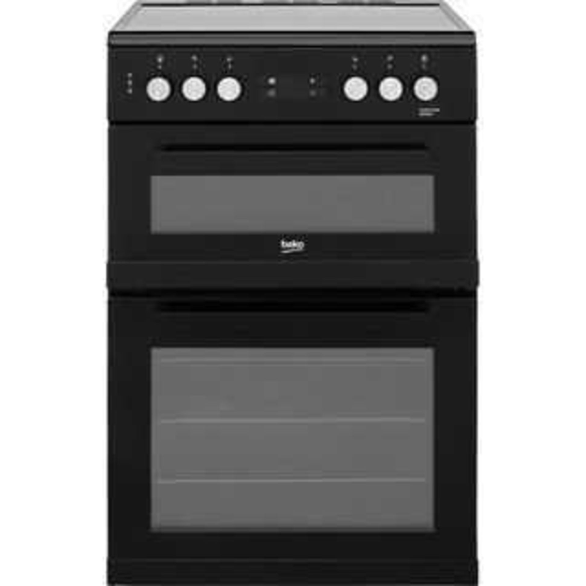 (Sp) RRP £340 Lot To Contains 1 Beko Kdvc563Ak 50Cm Electric Cooker With Ceramic Hob