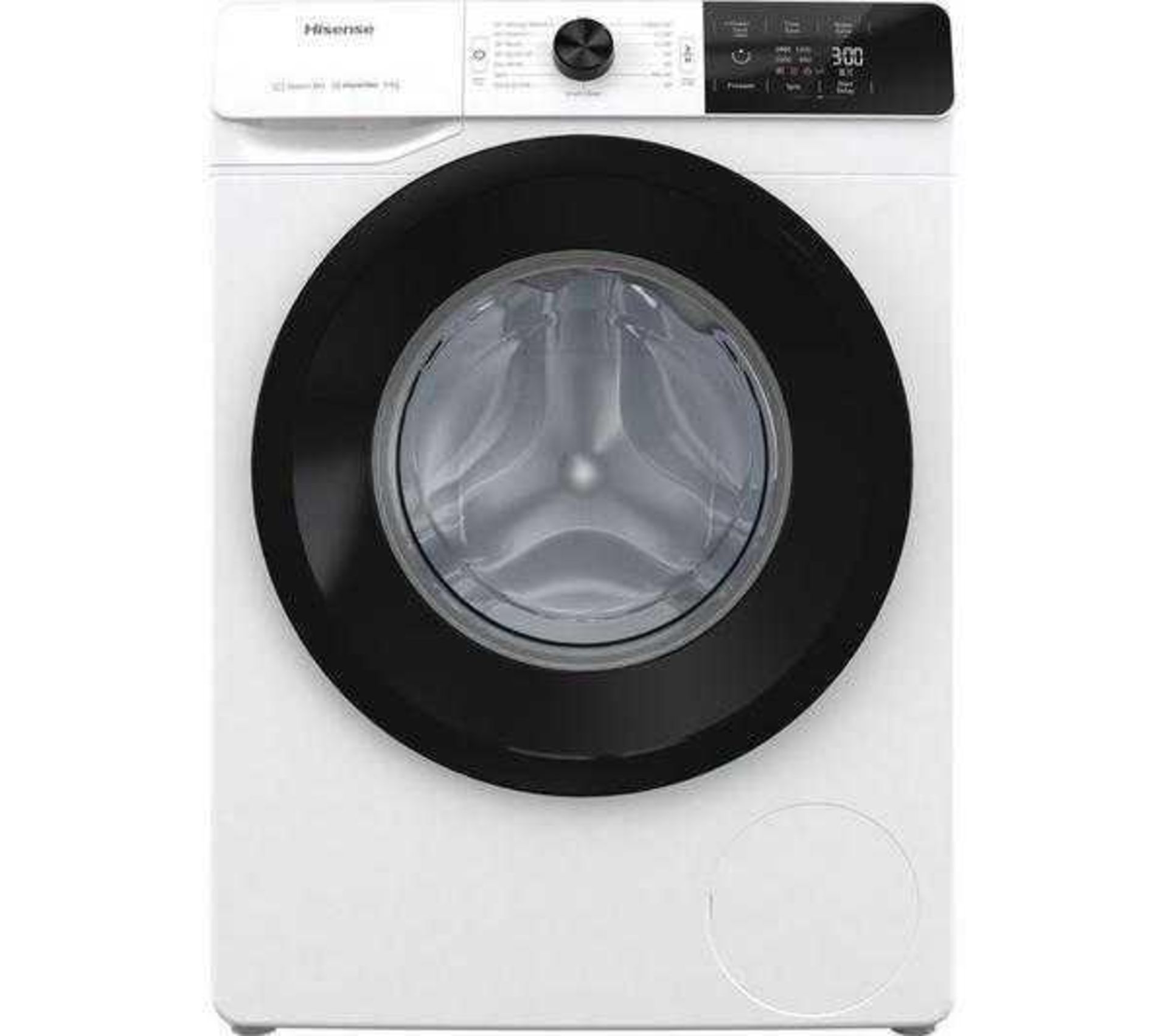 (Dd) RRP £370 Lot To Contain 1 Hisense Wfge90141Vm 9Kg Washing Machine With 1400 Rpm - White