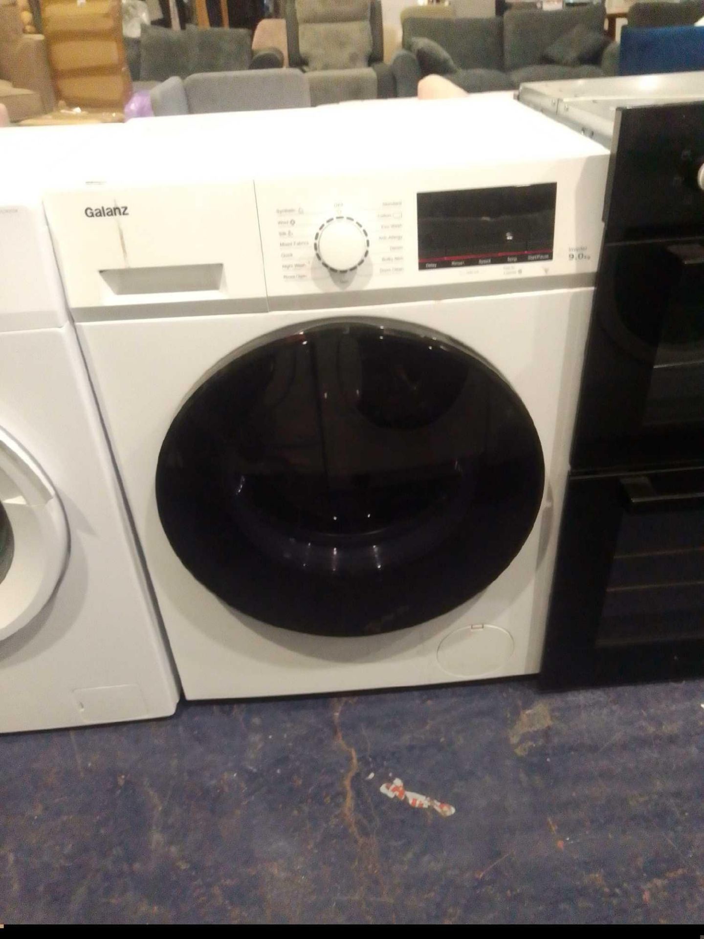 (Dd) RRP £350 Lot To Contain 1Galanz Wmuk002W 9.0Kg Washing Machine Led Display, 15 Programmes, Ener - Image 2 of 2