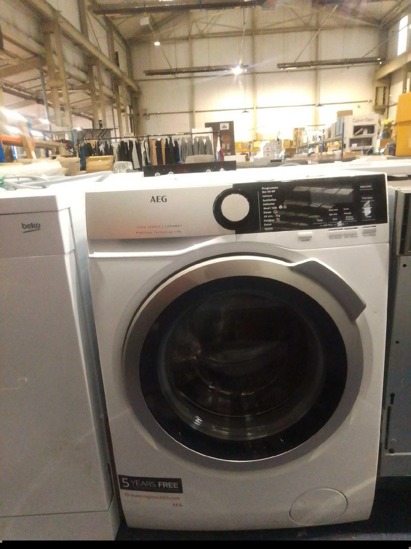 (Dd) RRP £800 Lot To Contain 1 Aeg Prosteam Technology L7Fee945R 9Kg Washing Machine With 1400 Rpm - - Image 2 of 2