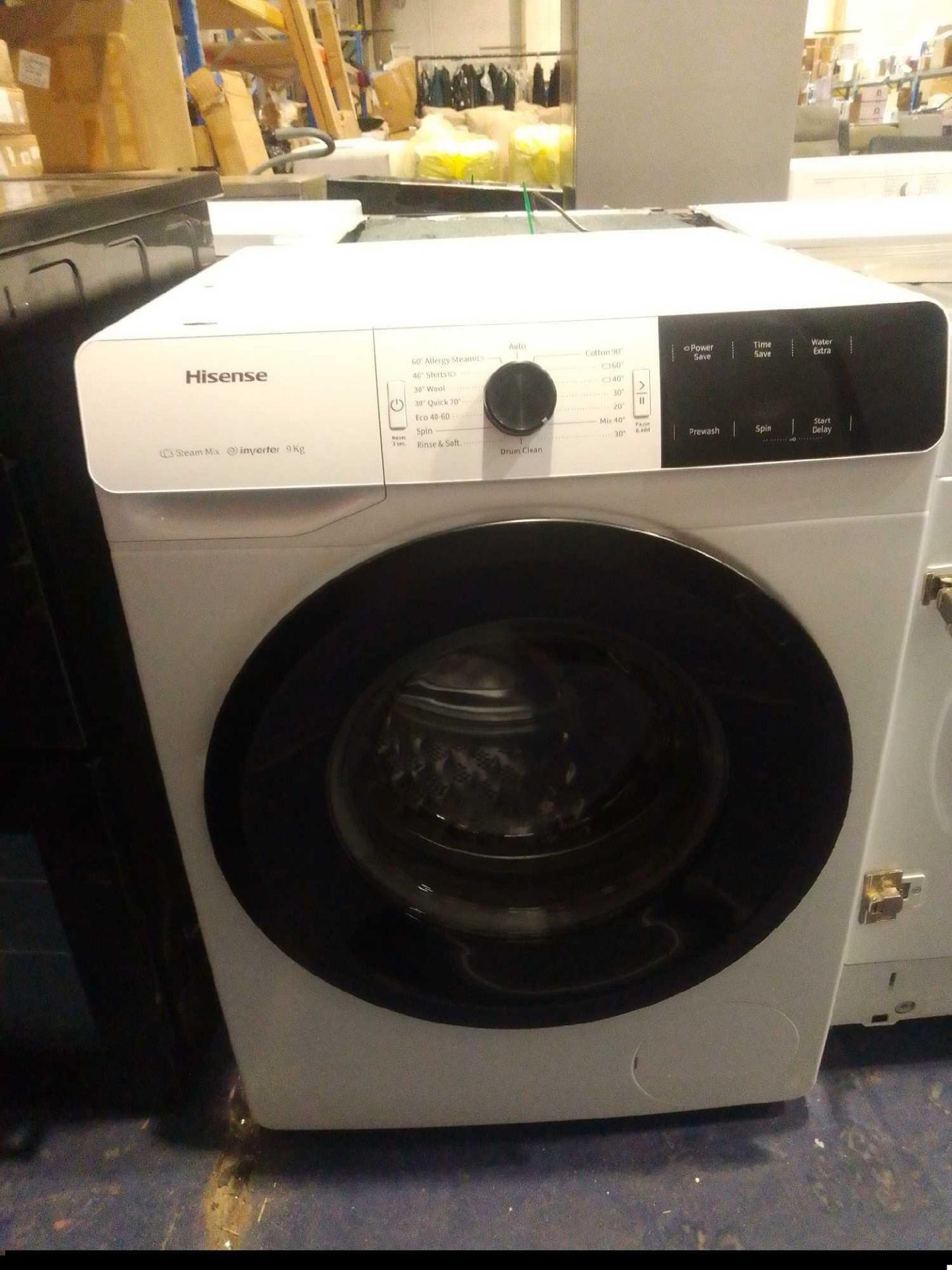 (Dd) RRP £370 Lot To Contain 1 Hisense Wfge90141Vm 9Kg Washing Machine With 1400 Rpm - White - Image 2 of 2