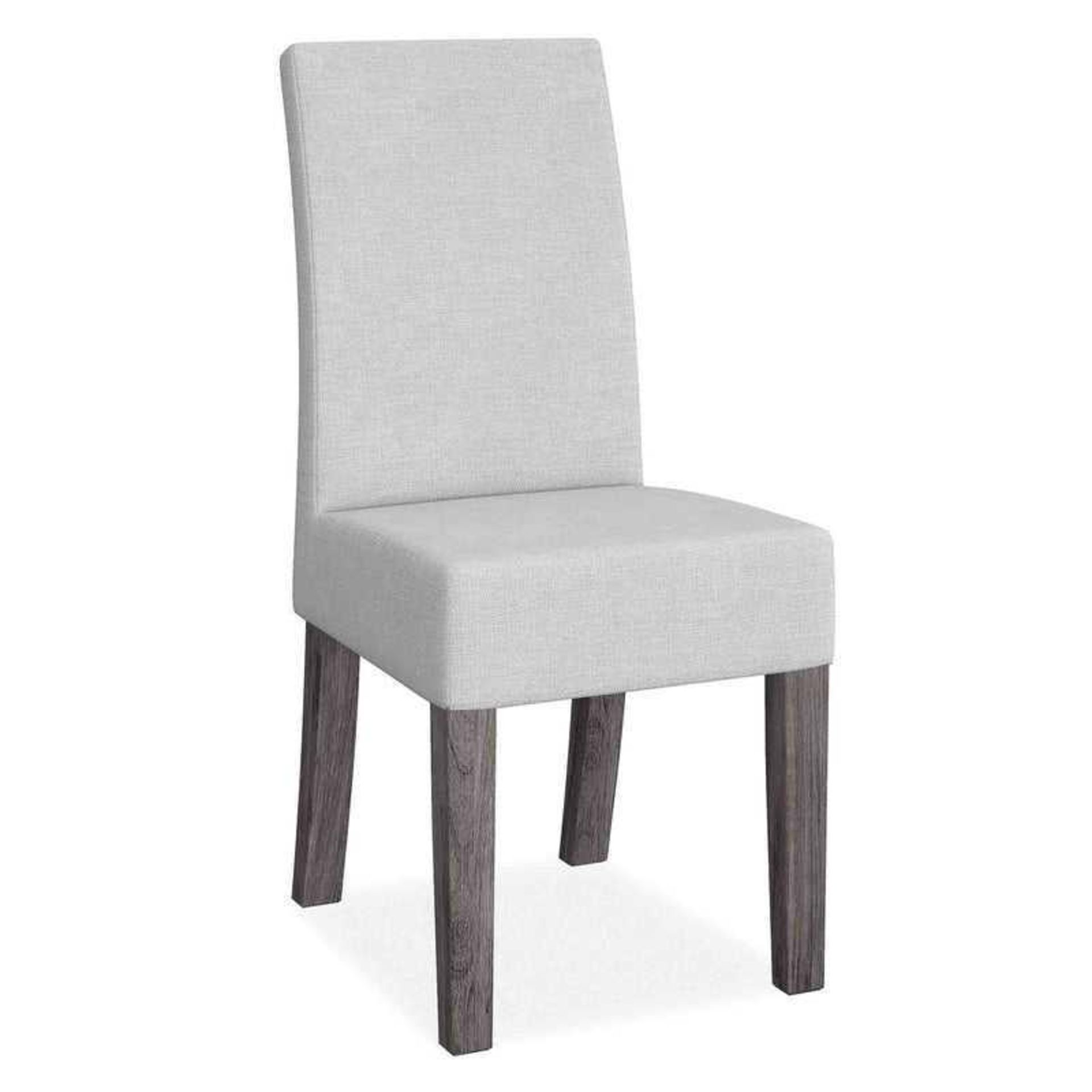 (Dd) RRP £150 Lot To Contain 1 Grey Fabric Dining Chair