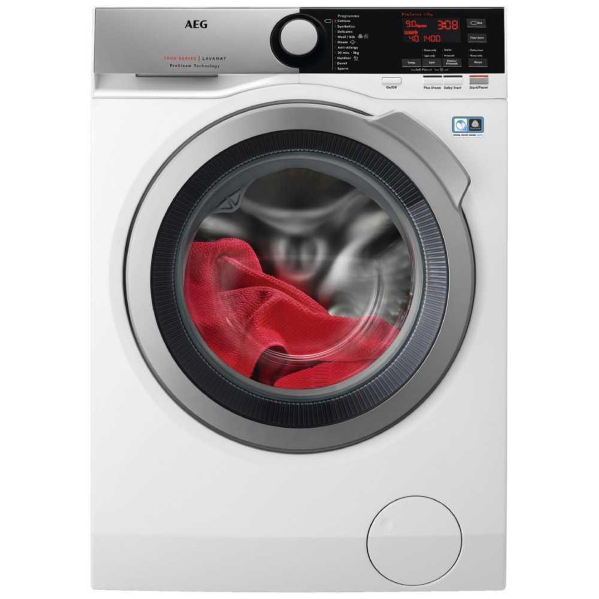 (Dd) RRP £800 Lot To Contain 1 Aeg Prosteam Technology L7Fee945R 9Kg Washing Machine With 1400 Rpm -