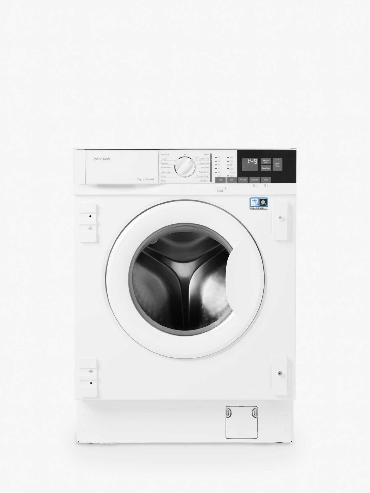 (Dd) RRP £530 Lot To Contain 1 John Lewis & Partners Jlbiwm1404 Integrated Washing Machine, 7Kg Load