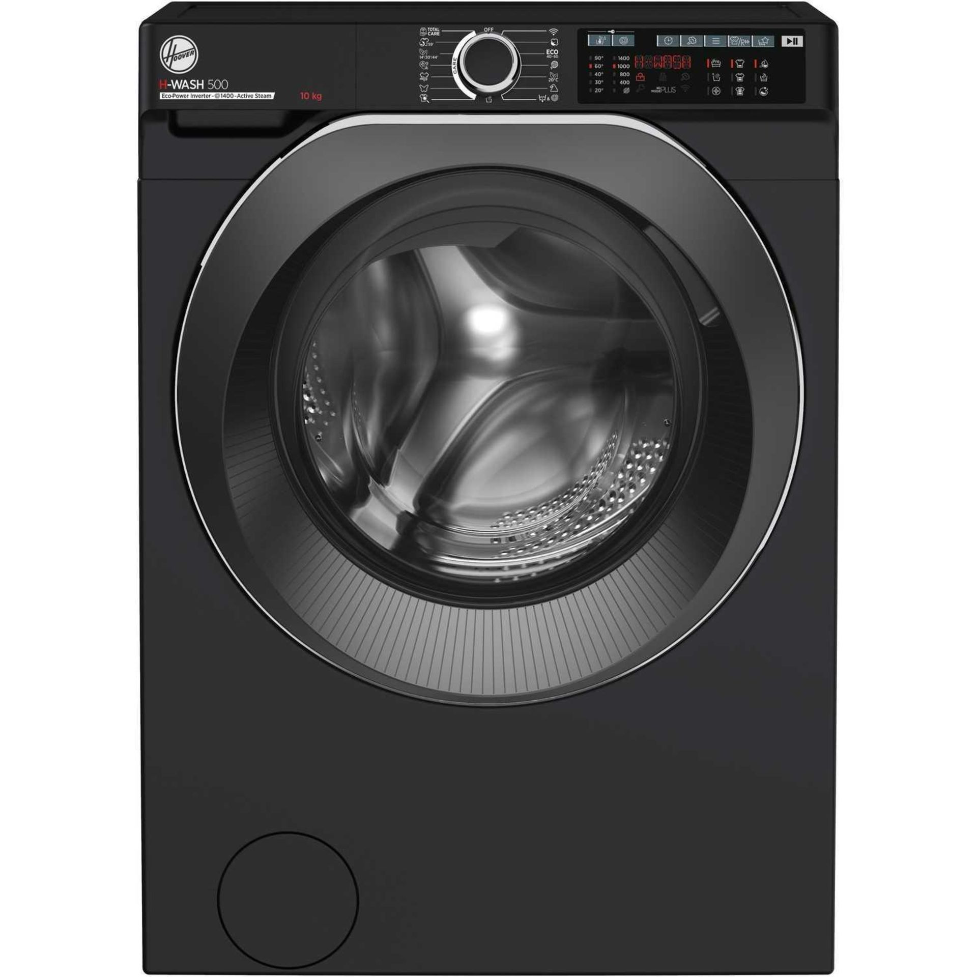 (Dd) RRP £530 Lot To Contain 1 Hoover Wash 500 10Kg Freestanding Washing Machine - Black