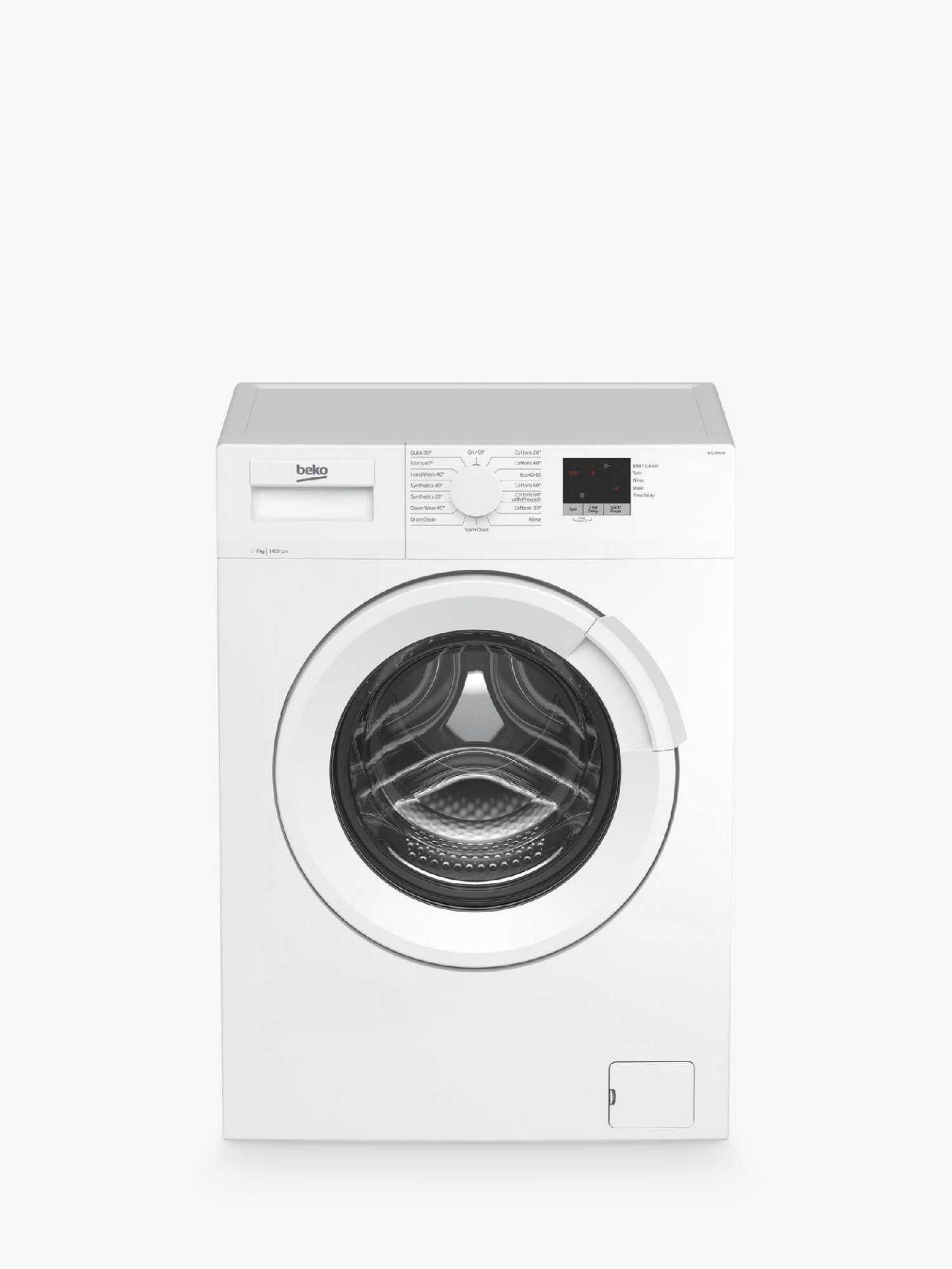 (Dd) RRP £270 Lot To Contain 1Beko Wtl74051W 7Kg Washing Machine With 1400 Rpm - White