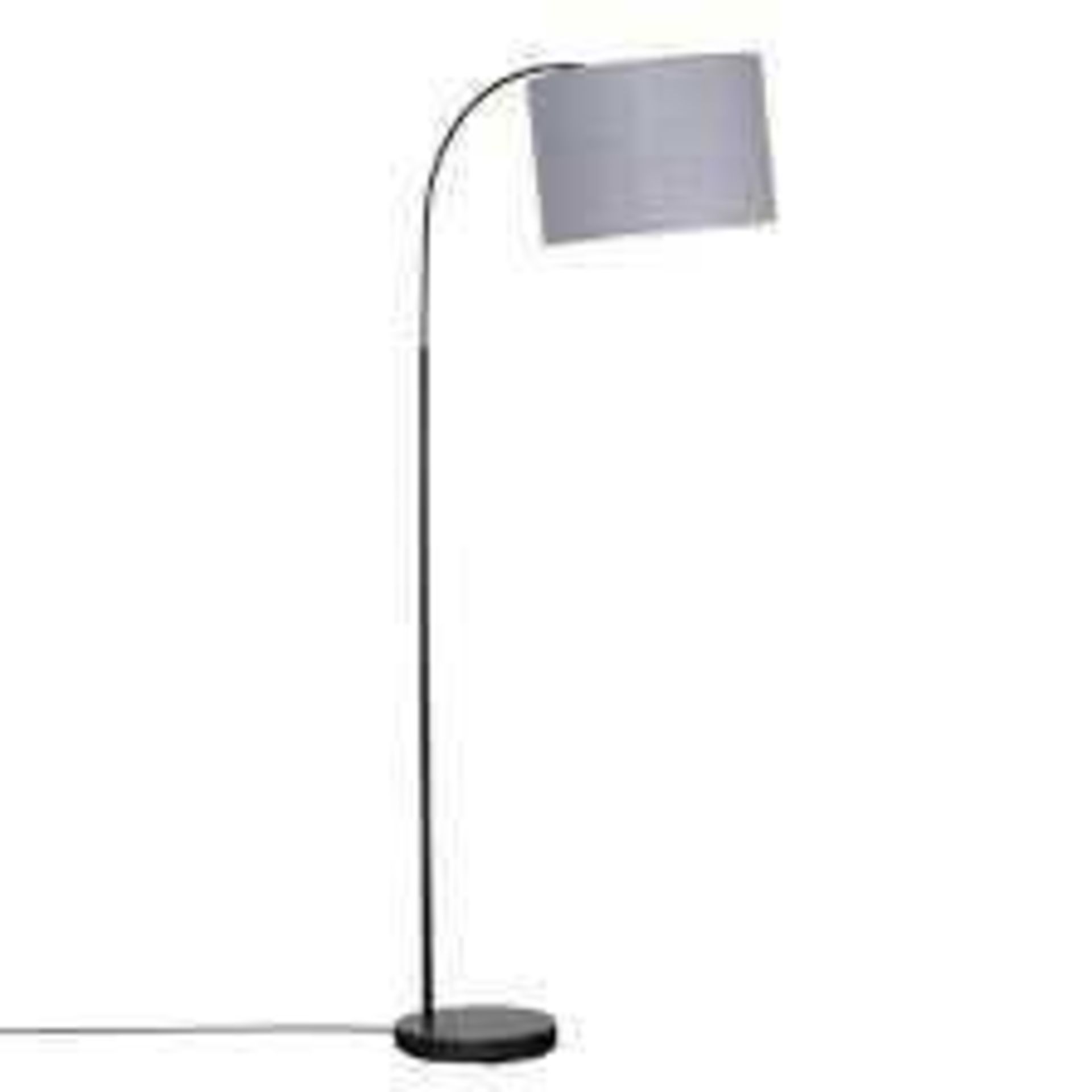 (Sm) RRP £150 Lot To Contain X1 Karlie 46Cm Table Lamp Shade Boxed & X1 Kim 152Cm Arched Floor Lamp - Image 2 of 4