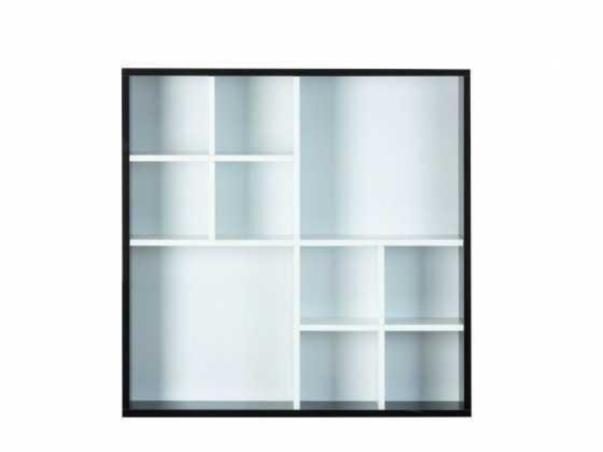 (Jb) RRP £140 Lot To Contain 1 Boxed Interlink Decem Collector 4 Section Shelving Unit In White