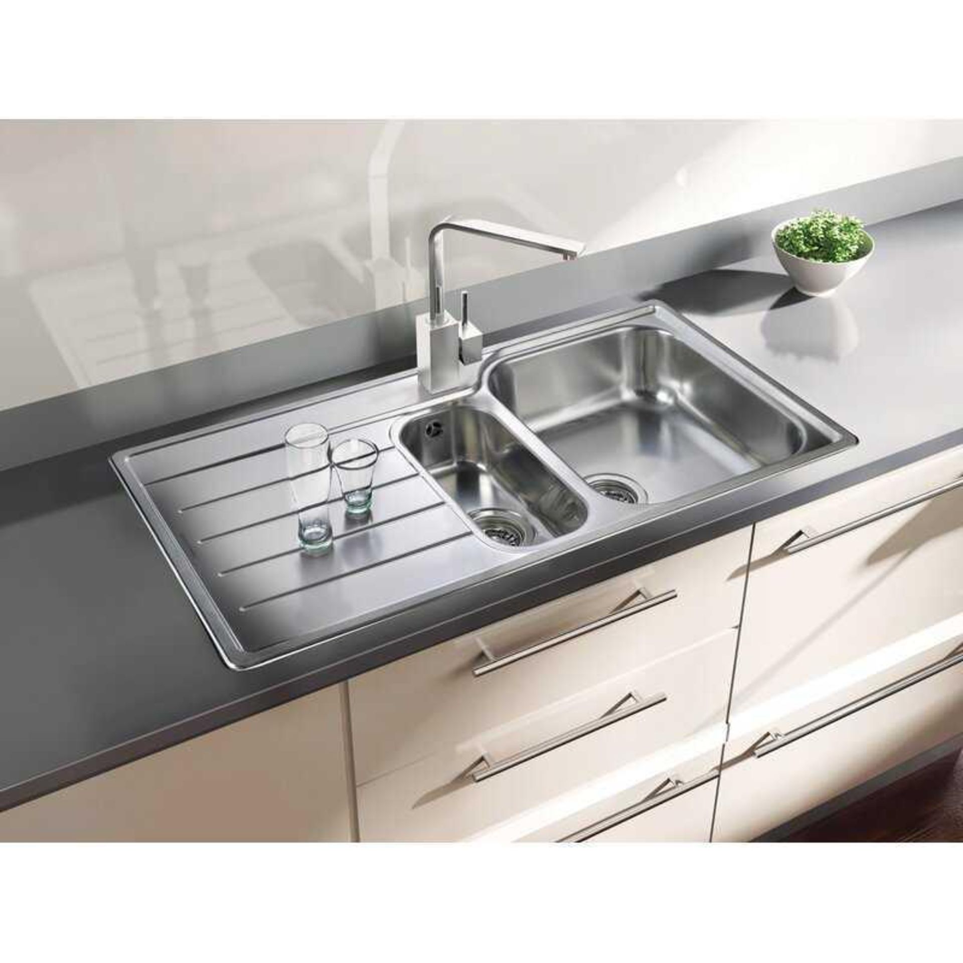 (Sk) RRP £210 Lot Containing 1X Oakland 98.5Cm X 50.8 Cm Bowl Insect Kitchen Sink