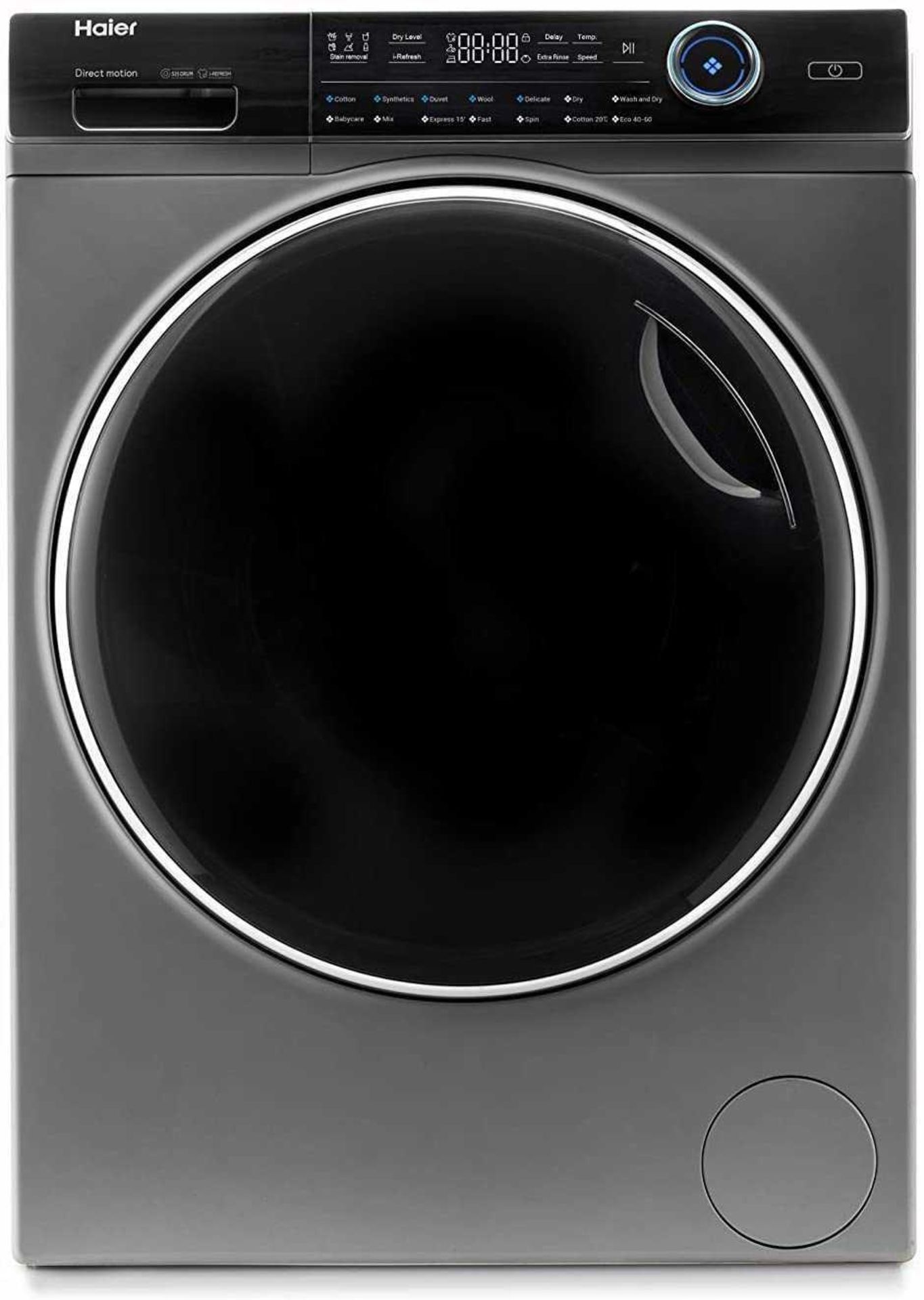 (Sp) RRP £500 Lot To Contain 1 Haier Hwd80-B14979S 8Kg / 5Kg Washer Dryer With 1400 Rpm - Graphite - Image 2 of 4