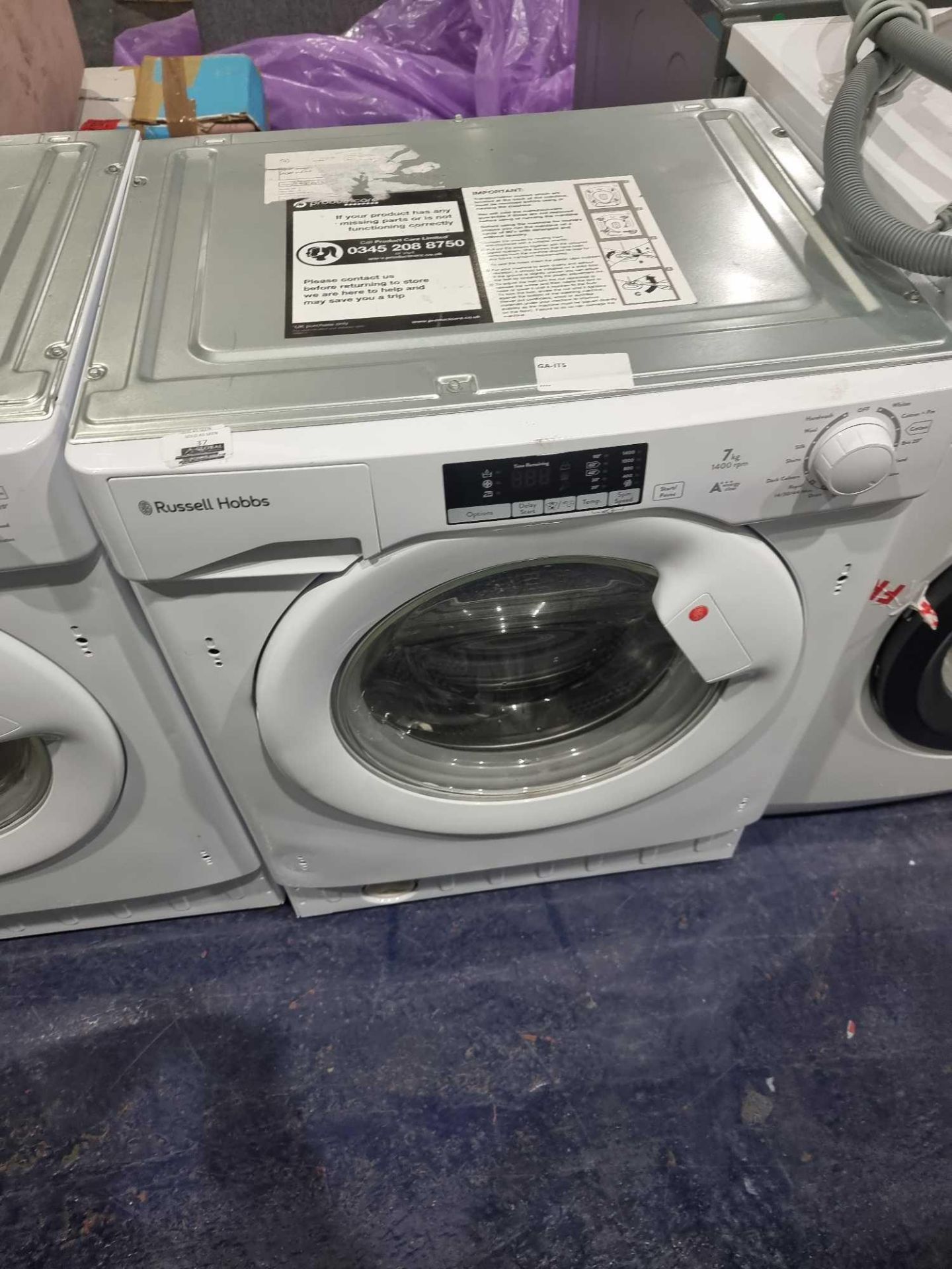 (Sp) RRP £350 Lot To Contain 1 Built In 7Kg 1400 Spin Washing Machine - Image 4 of 4