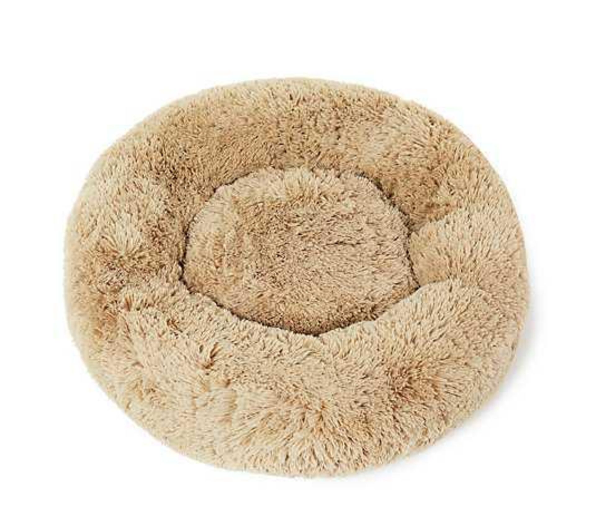 (SK) RRP £ 180 lot containg 1x Cozee Paws Odourology Fluffy Round Pet Bed taupe (boxed) 1 X Corinthi