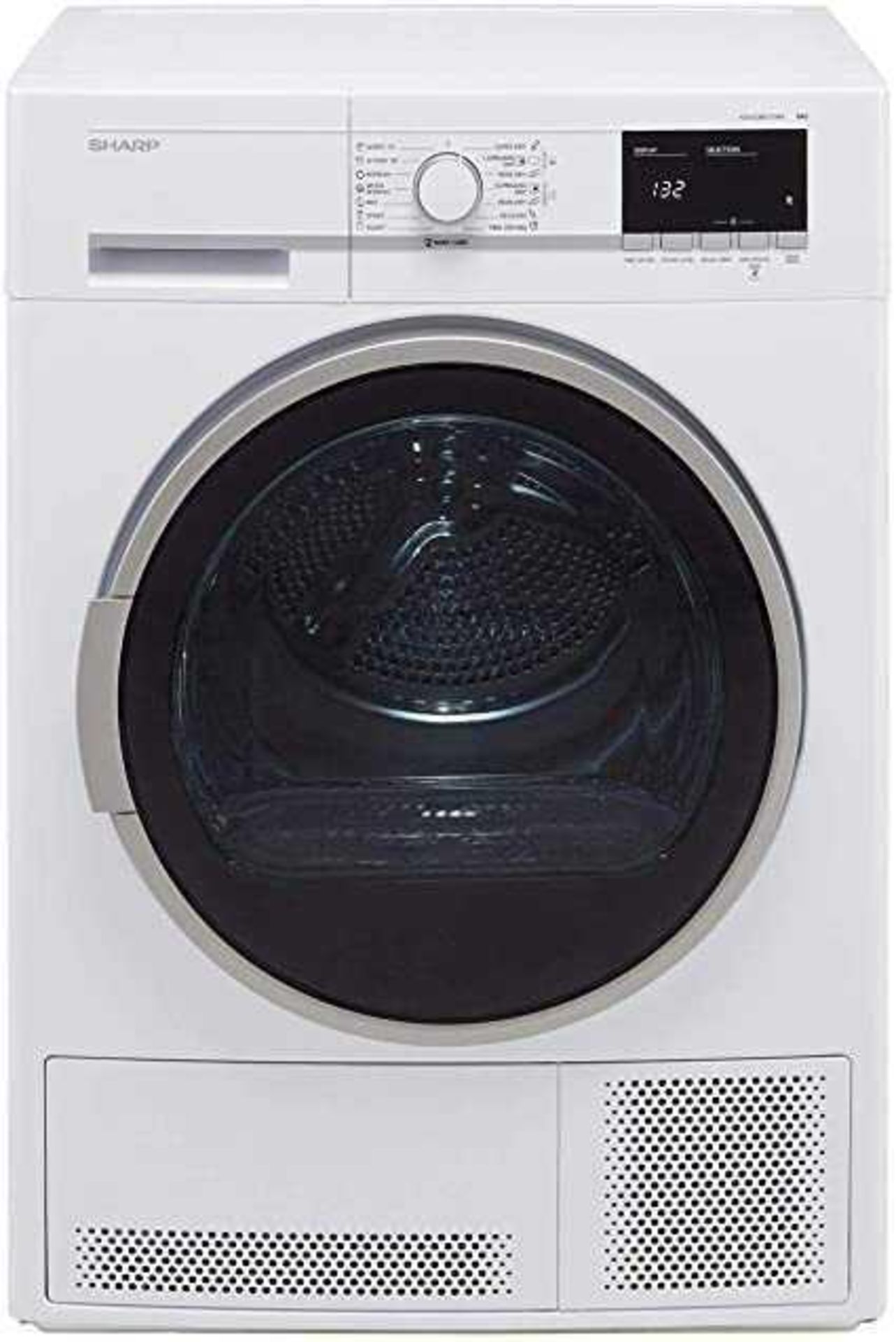 (Sp) RRP £300 Lot To Contain 1 Sharp Kd-Gcb8S7Gw9-En 8Kg Condenser Tumble Dryer