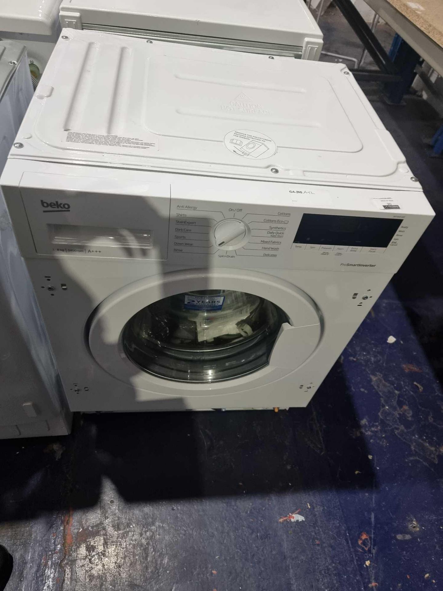 (Kw) RRP £379 Lot To Contain X1 Beko Intergrated Washing Machine 7Kg, White, Unboxed - Image 3 of 4