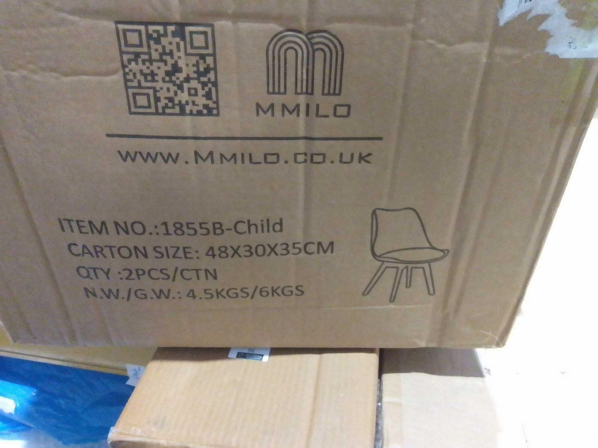 (Sk) RRP £150 Lot Containing 2X Mmilo Lenoir Children's Activity Chair-White (Boxed) - Image 3 of 4