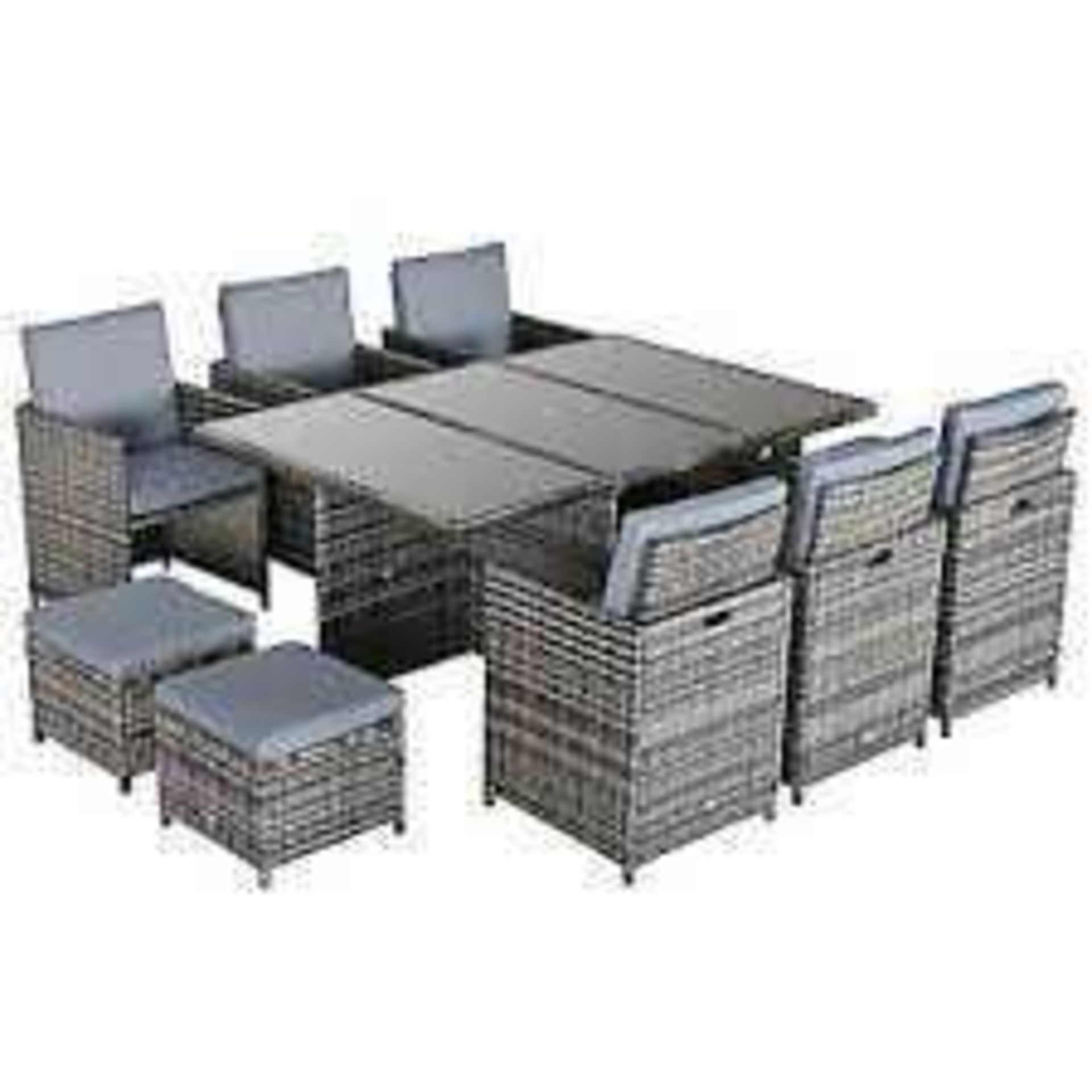RRP £850 Lot To Contain 4X Boxes Containing Outsunny Nantan 7 Seater Rattan Sofa Set (Aj) - Image 2 of 4