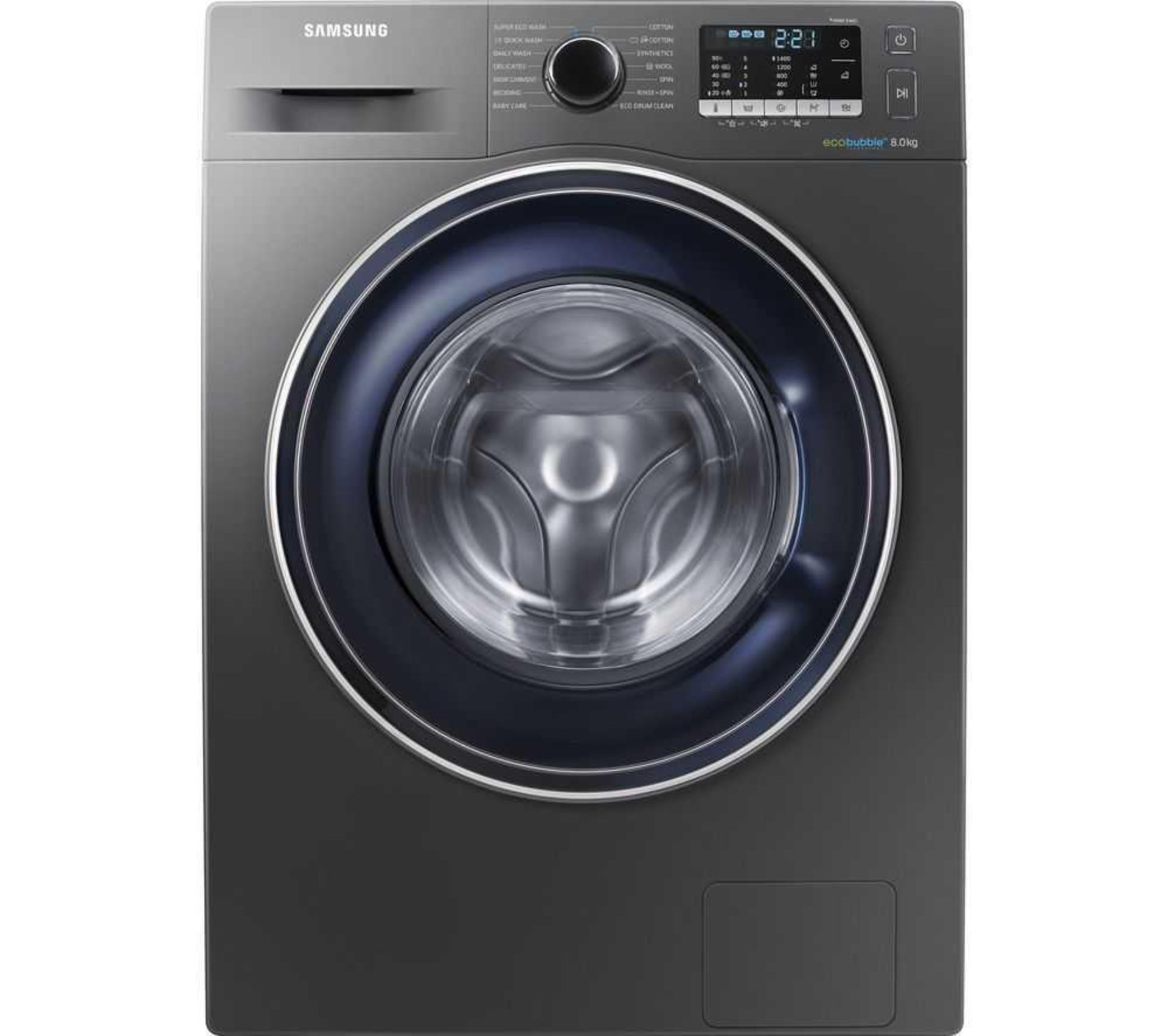 (Sp) RRP £650 Lot To Contain 1 Ww80J5555 Samsung Washing Machine With Ecobubble