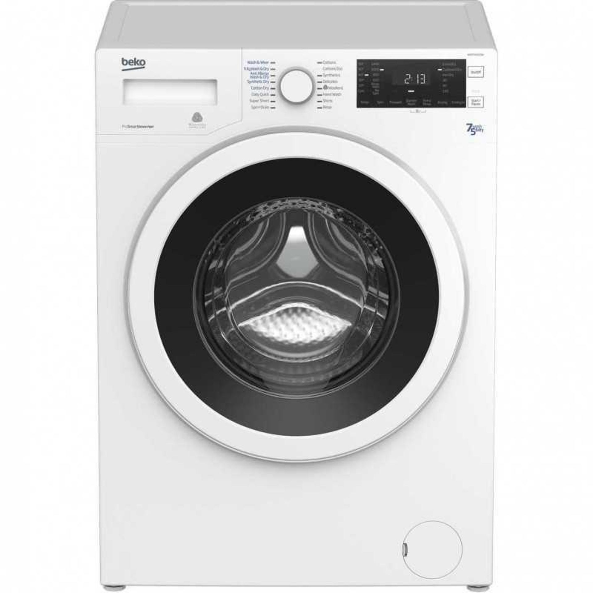 (Kw) RRP £389, Lot To Contain X1 Beko 7Kg 1400 Rpm Freestanding Washer Dryer, Unboxed - Image 2 of 4