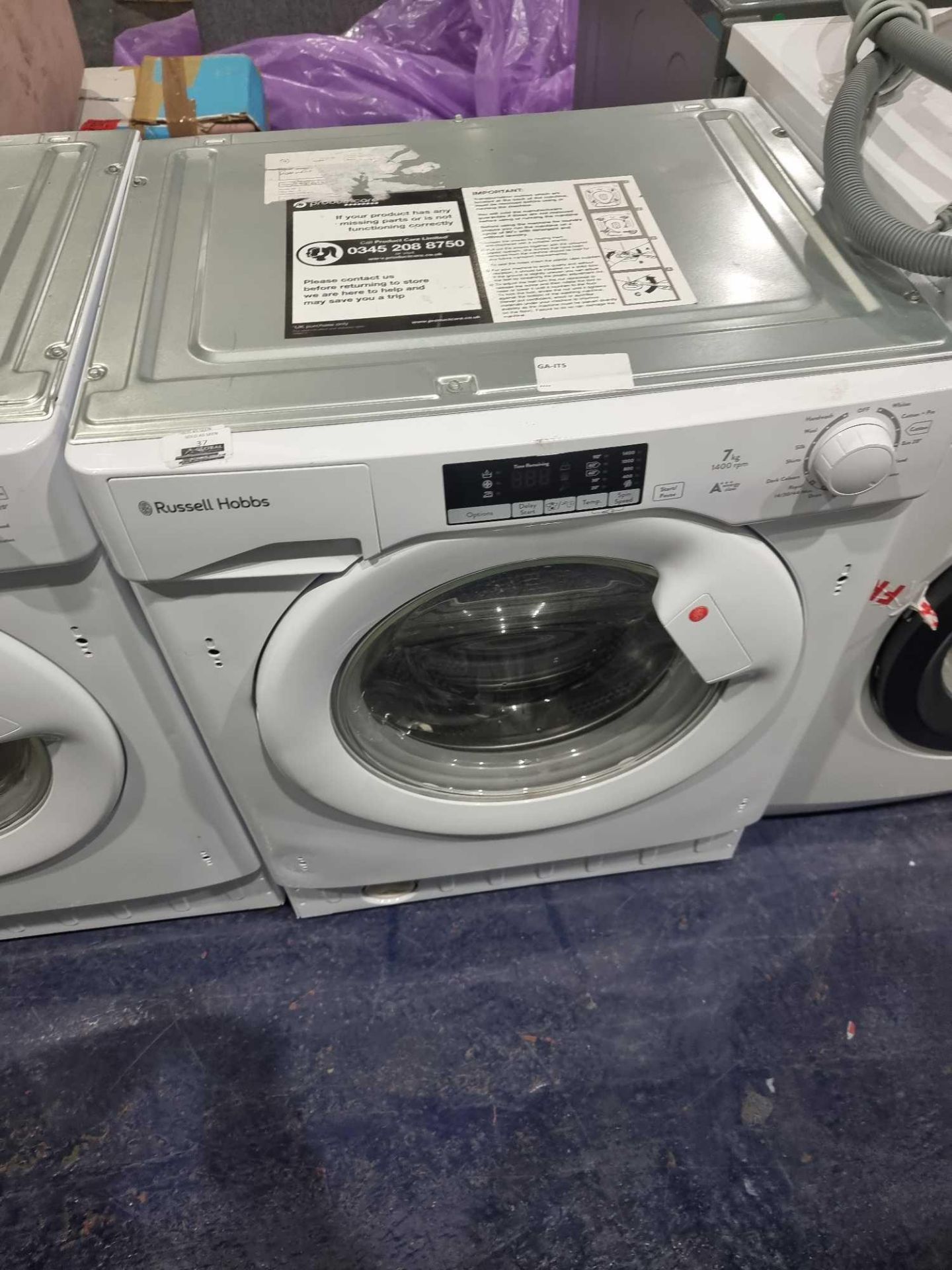 (Sp) RRP £350 Lot To Contain 1 Built In 7Kg 1400 Spin Washing Machine - Image 3 of 4