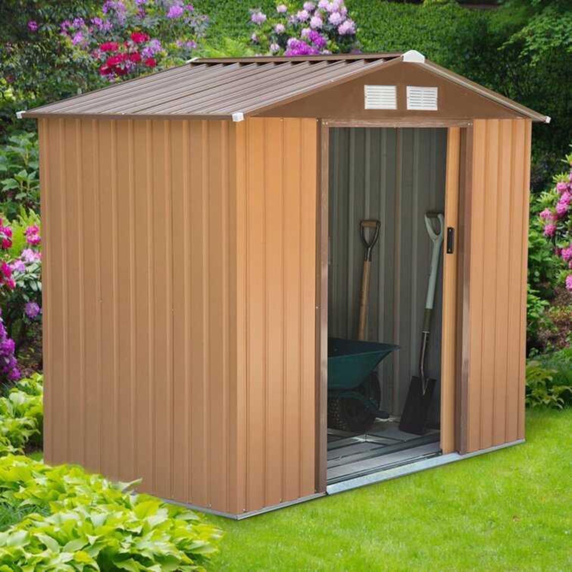 (Dd) RRP £280 Lot To Contain 1 ( X 1 Wfx Utility 7Ft. W X 4Ft D Tool Shed